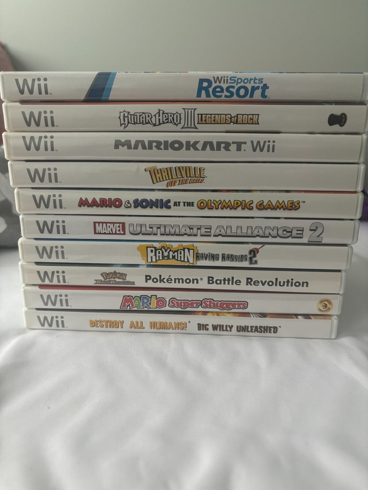 Various Wii Games- Game and Case Both Included- Complete CIB