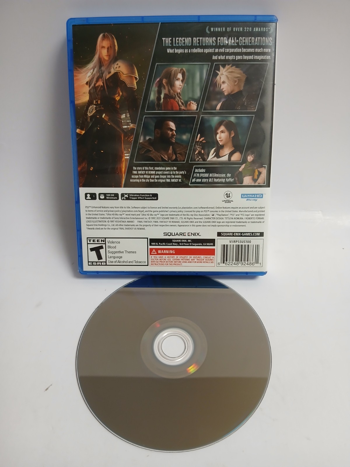 Final Fantasy VII Remake Intergrade PlayStation 5