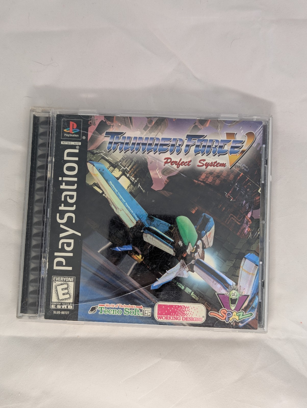 Thunder Force V: Perfect System | PS1 | Blockbuster Rental | Partial Manual