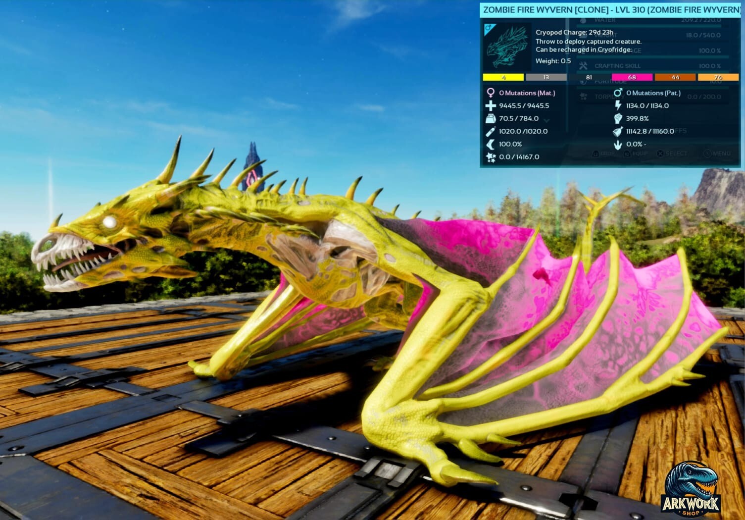 🦖ARK Survival Ascended Zombie Wyvern PVE PS5/XBOX/PC