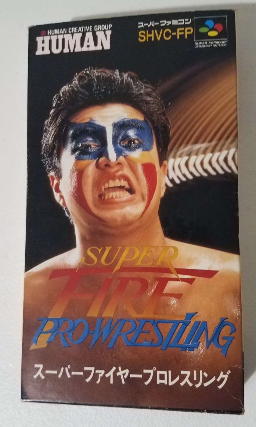 Super Fire Pro Wrestling For Nintendo Super Famicom Complete In Box