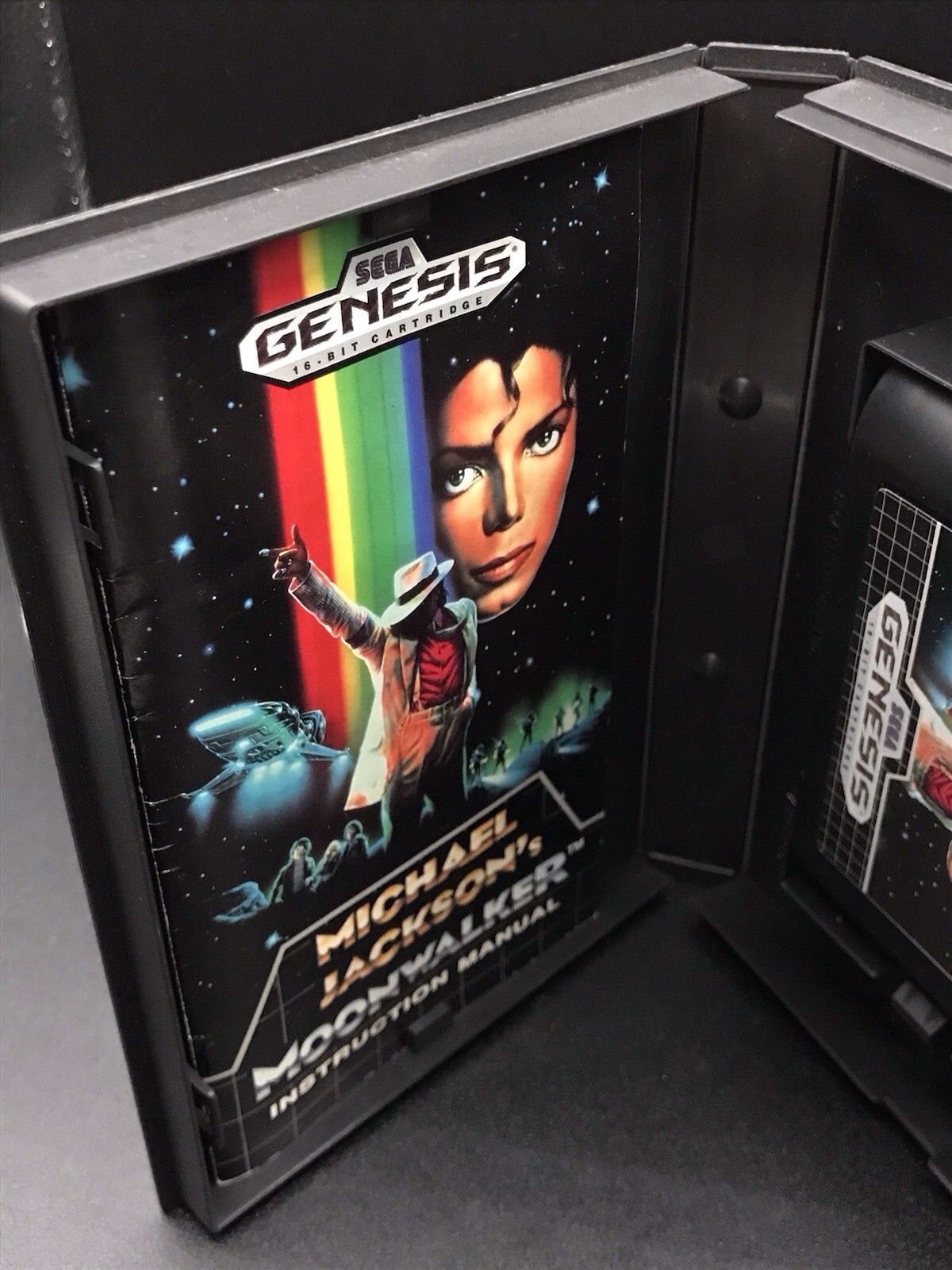 Michael Jackson’s Moonwalker – Rare Triumph variant 1st print – Sega Genesis