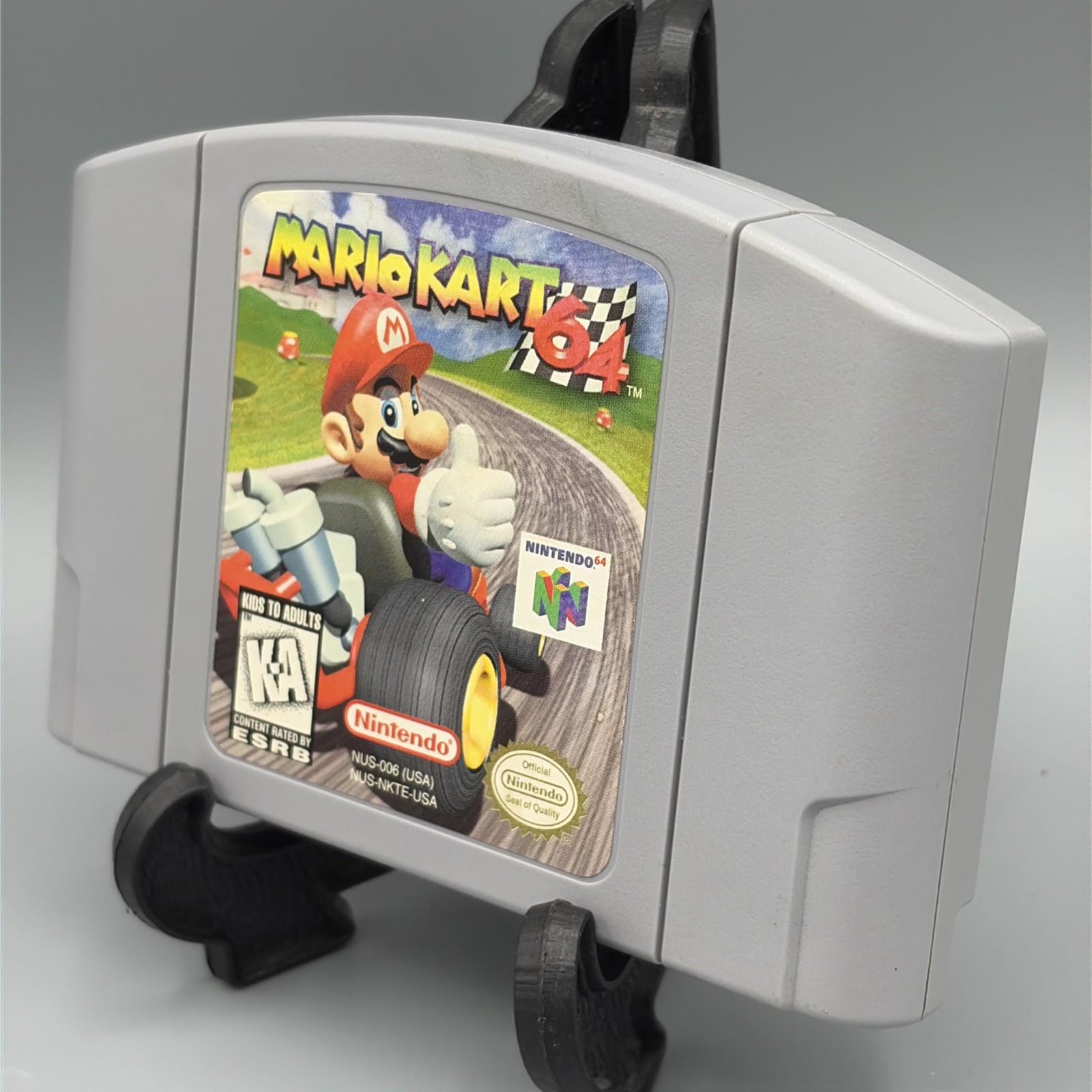 Mario Kart 64 -Nintendo 64 N64 First Print “00” Authentic 💯Tested ✅ Mint💎