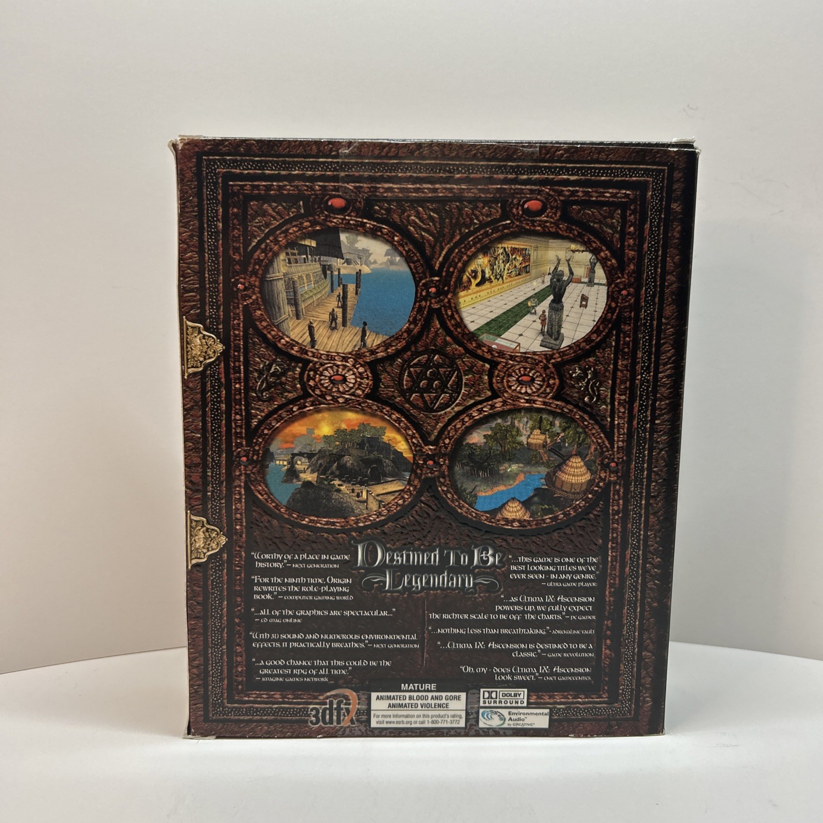 Ultima IX Ascension Big Box Edition PC Game 100% Complete W/ Map 1999