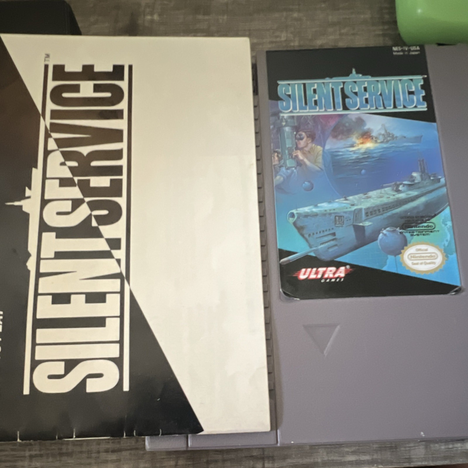 Ultra Silent Service (Nintendo NES, Simulation, Manual, Nintendo Seal) Cartridge
