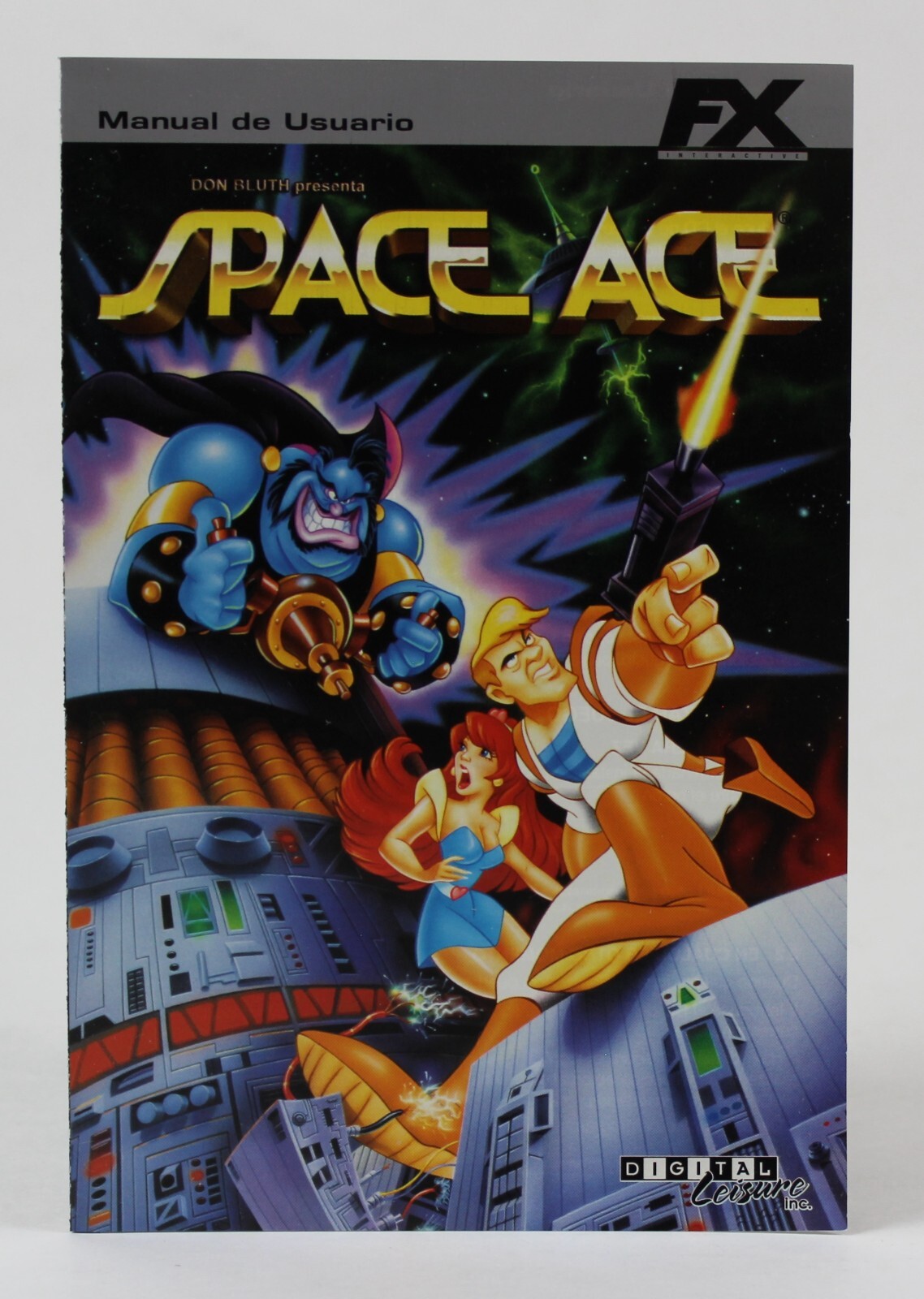 2001 SPACE ACE Video Game Spain Release Translated & Dubbed Don Bluth READ