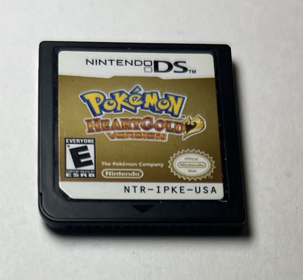 Pokemon HeartGold Version Nintendo DS Authentic Tested Loose Game 2010••