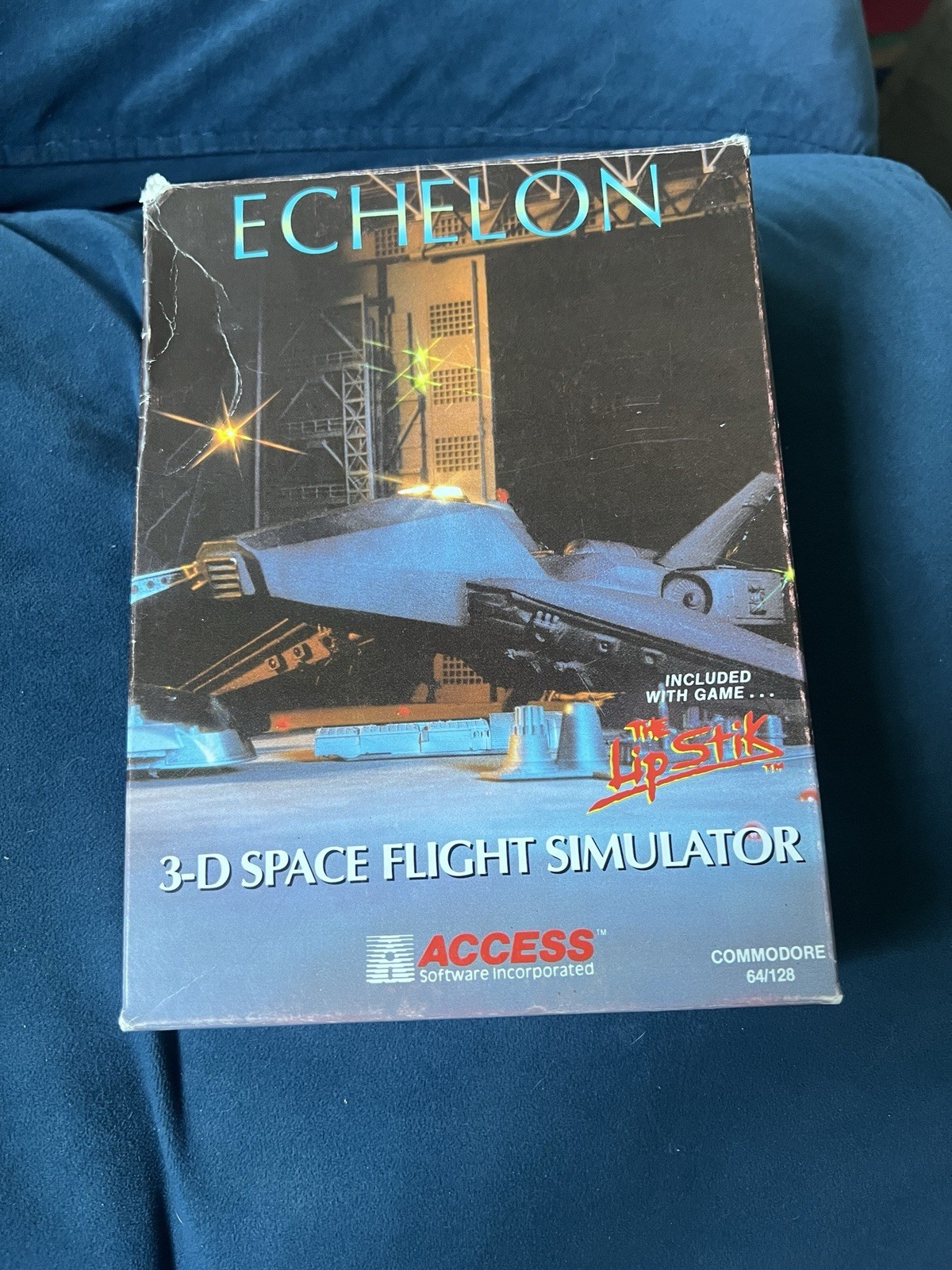 Echelon- 3D Space Flight Simulation Game C64 W/Feelies 1987 used/tested Access