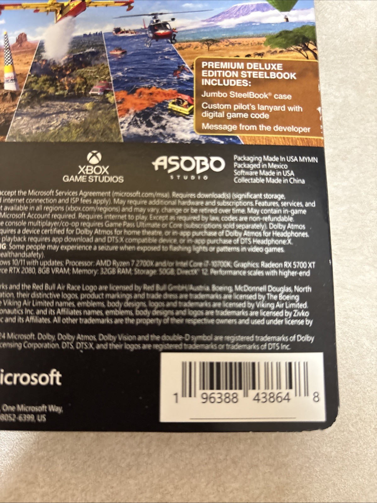 NEW sealed MICROSOFT FLIGHT SIMULATOR 2024 Premium Deluxe XBOX SERIES X Windows