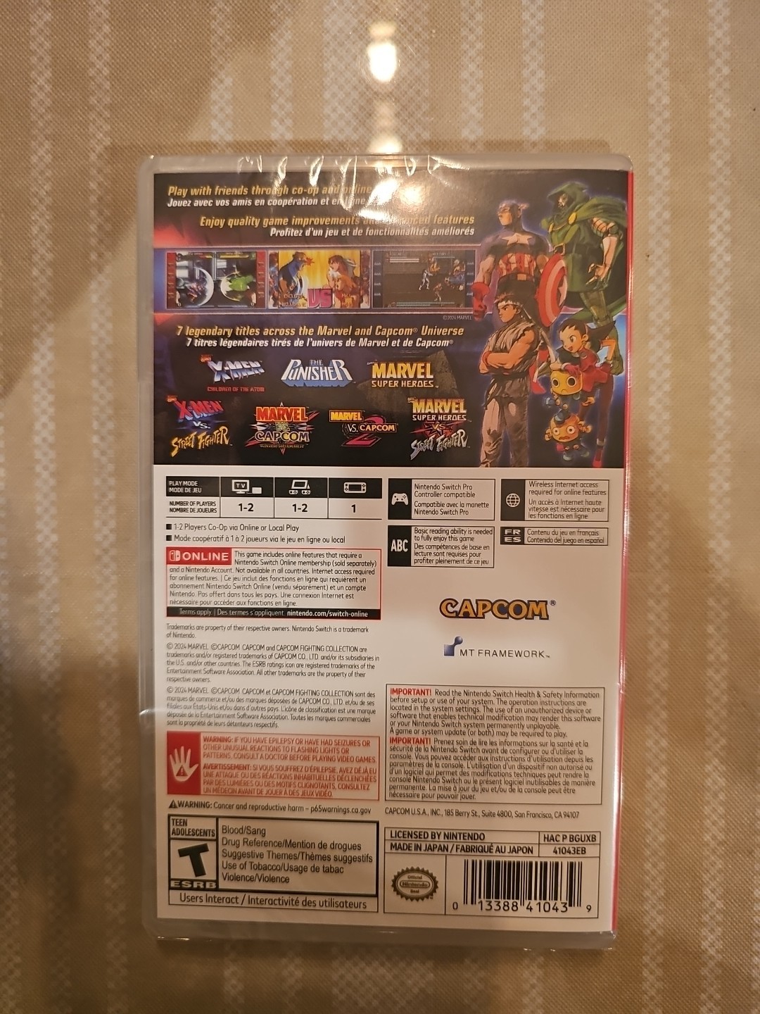 Marvel vs. Capcom Fighting Collection: Arcade Classics – Nintendo Switch NEW