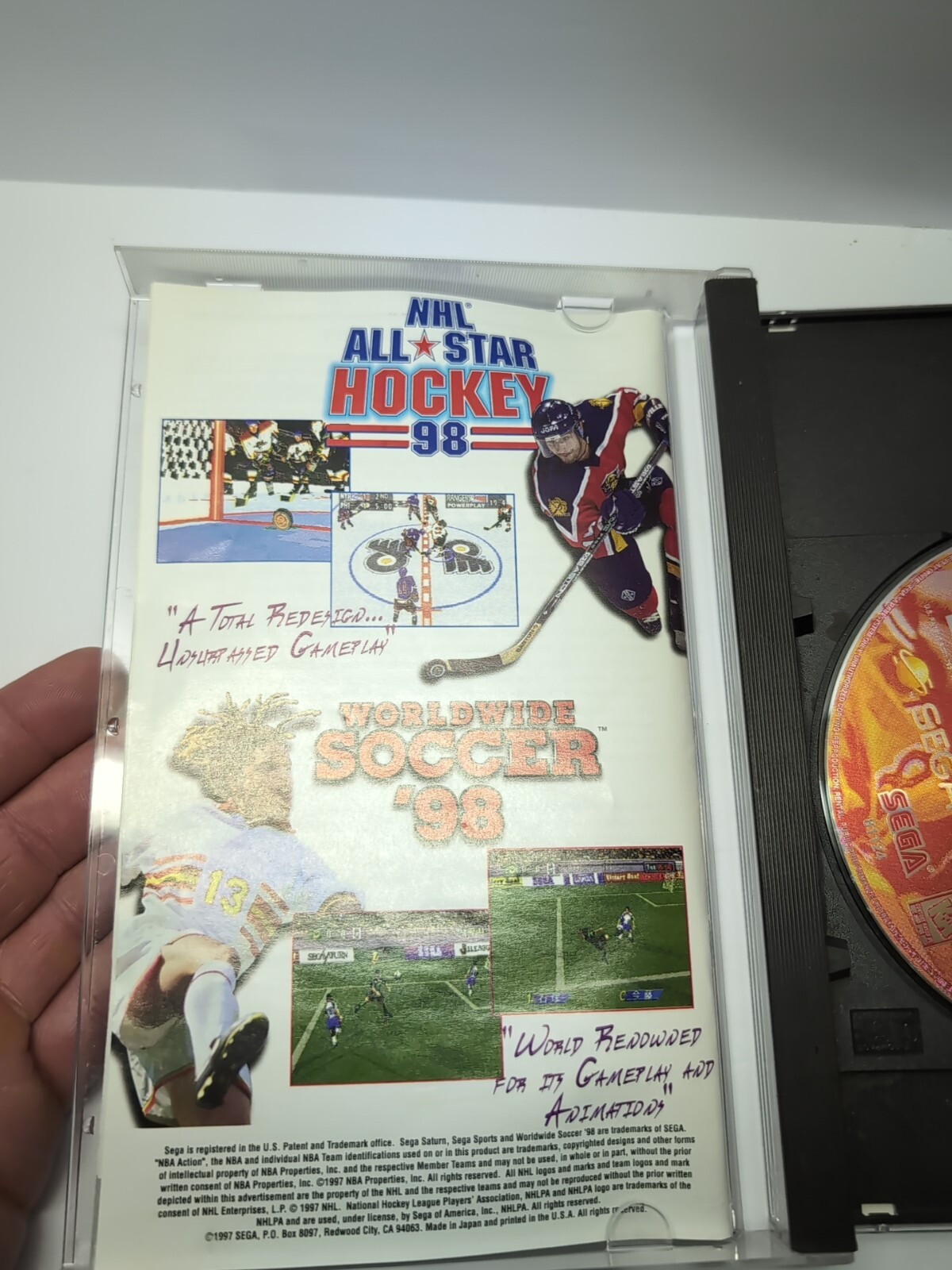 NBA Action 98 (Sega Saturn) Complete CIB TESTED AUTHENTIC KOBE FAST