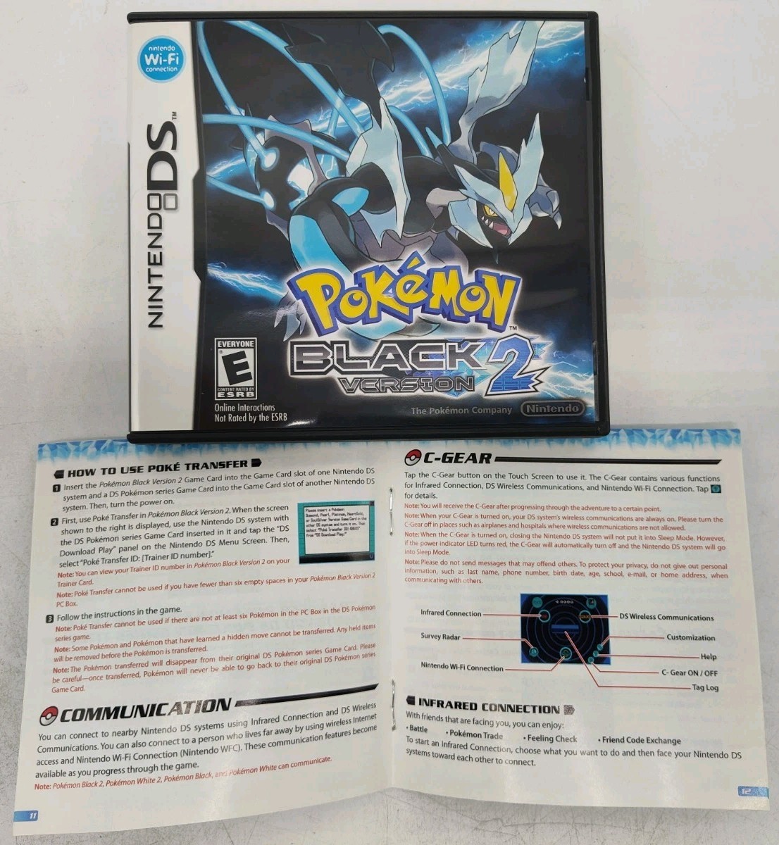 Pokémon: Black Version 2 – (Nintendo DS, 2012) *CIB* Great Condition* Tested!