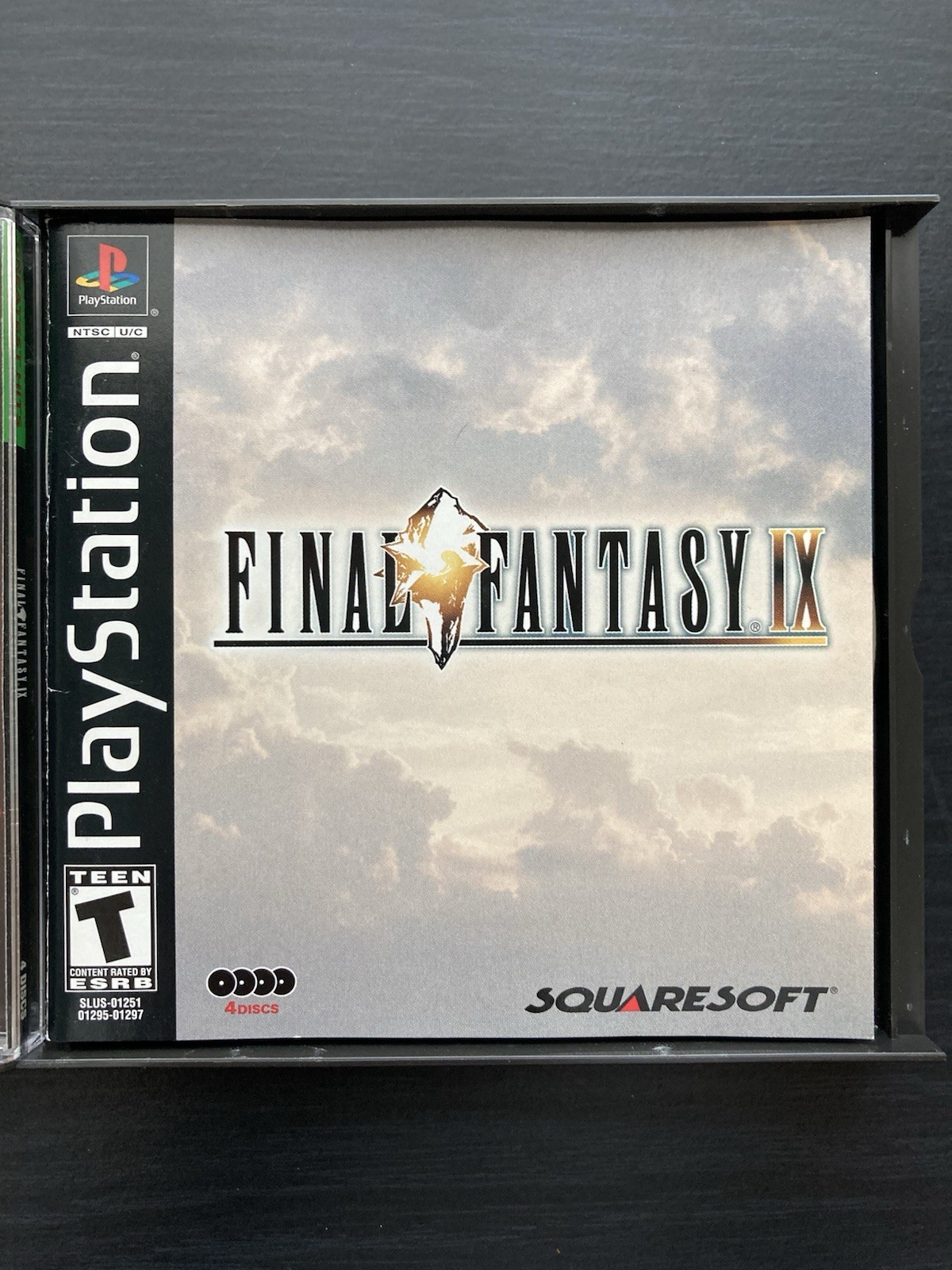Final Fantasy IX 4-Disc Set (PS1) RPG T NTSC 2000 Pristine, Manual Included