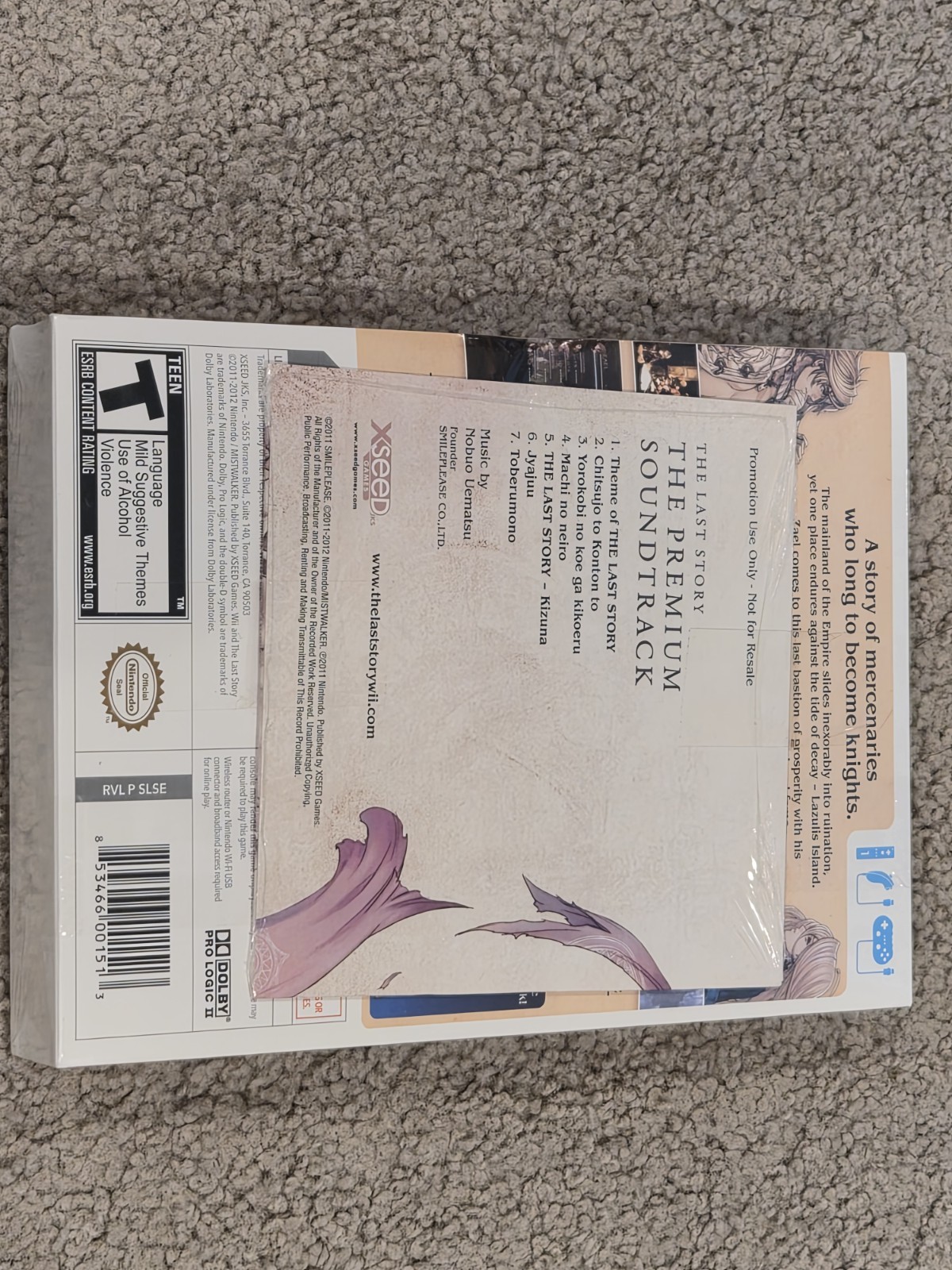 The Last Story Limited Edition (Nintendo Wii, 2012) Brand New Factory Sealed