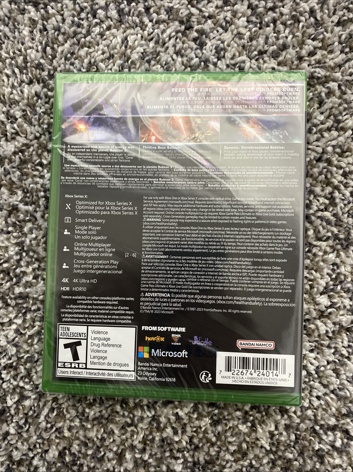 NEW Armored Core VI Fires Of Rubicon Xbox Series X XBOX One SEALED FREE SHIPPING