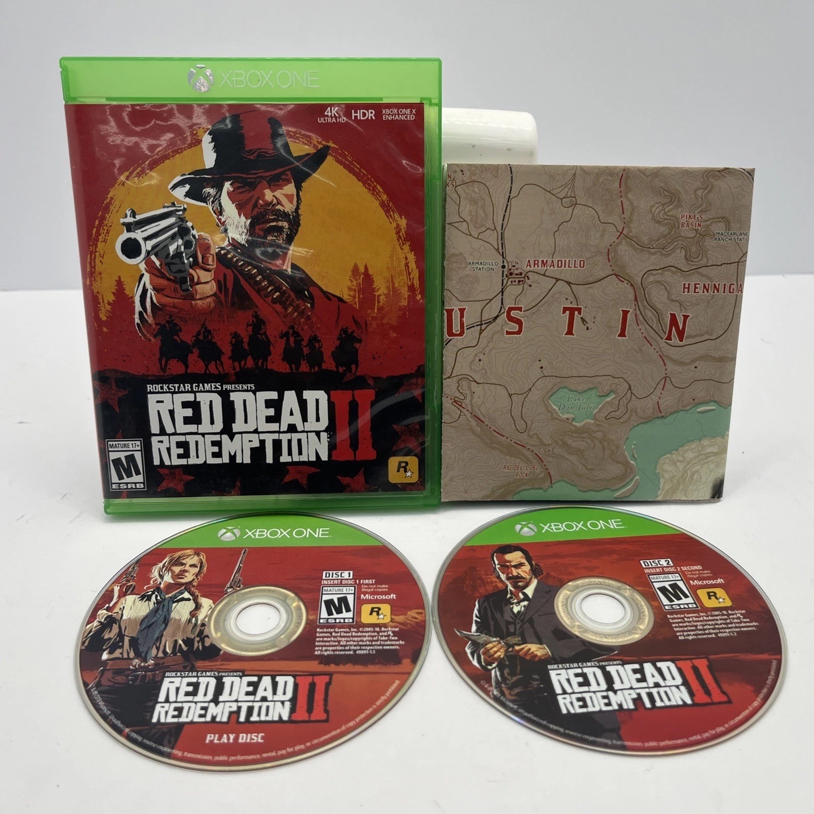 Red Dead Redemption 2 Xbox One Both Discs Tested