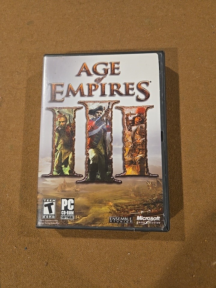 Age of Empires III 3 PC, 2006 Windows Game Complete w/ Manual And Key