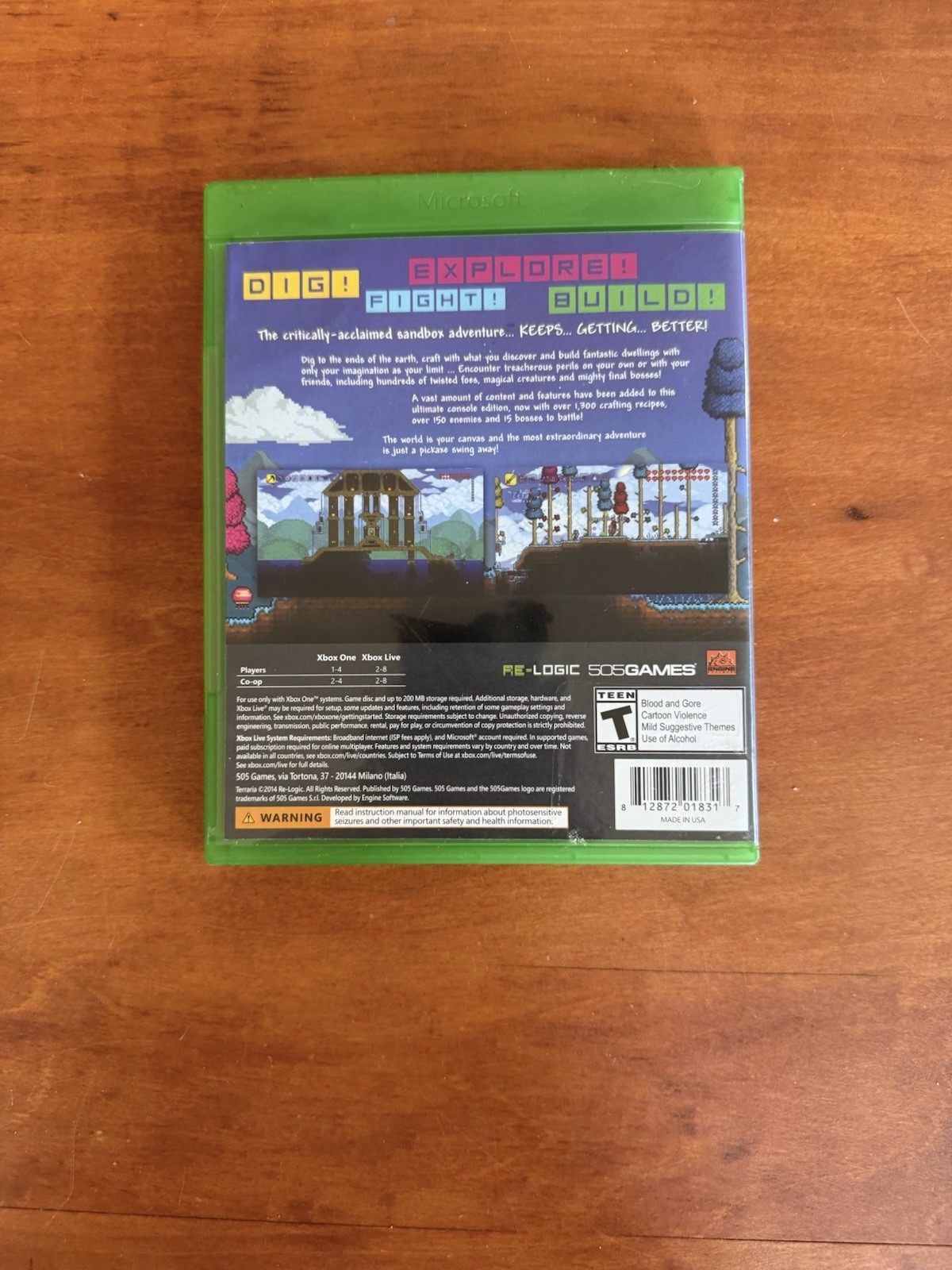 Terraria (Xbox One) CIB Complete & Tested – Ships Fast Free Shipping