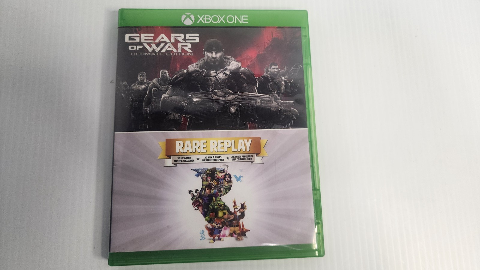 Gears of War Ultimate Edition + Rare Replay Xbox One – 2 Disc Set TESTED WORKING