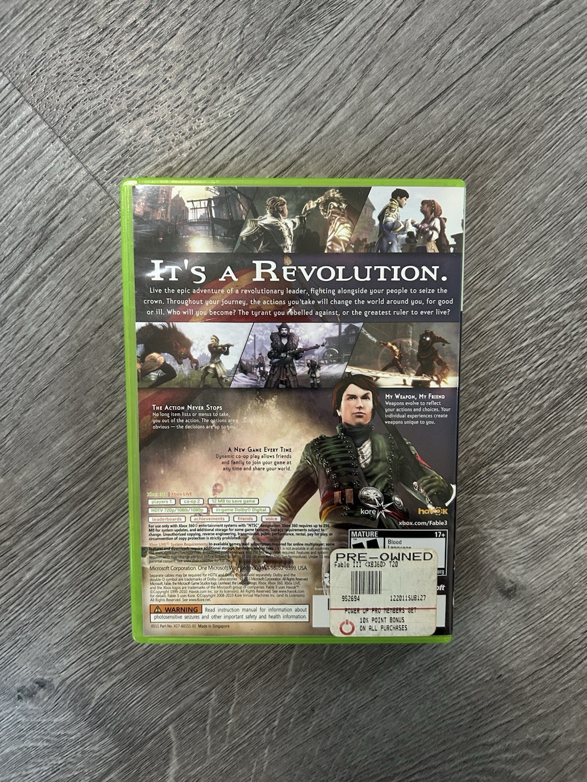 Fable III (Microsoft Xbox 360, 2010) (Complete w/ Manual Fast Free Shipping