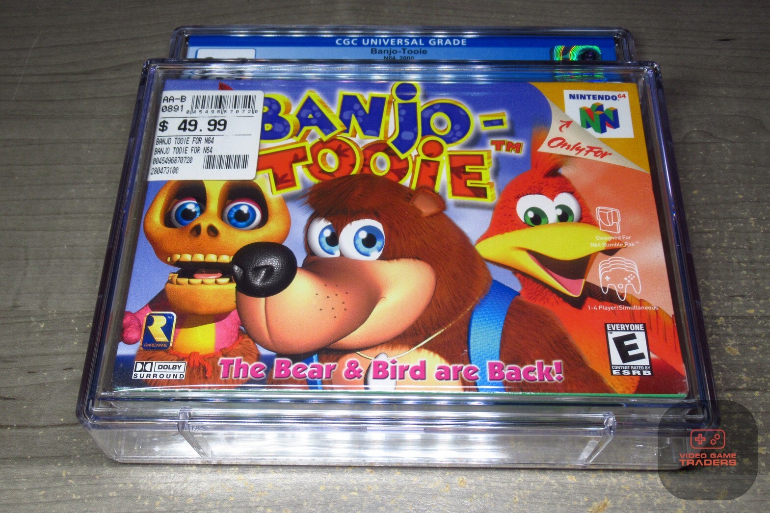 CGC 9.4 A++ – Banjo-Tooie Nintendo 64, N64 2000 NEW! – RARE!