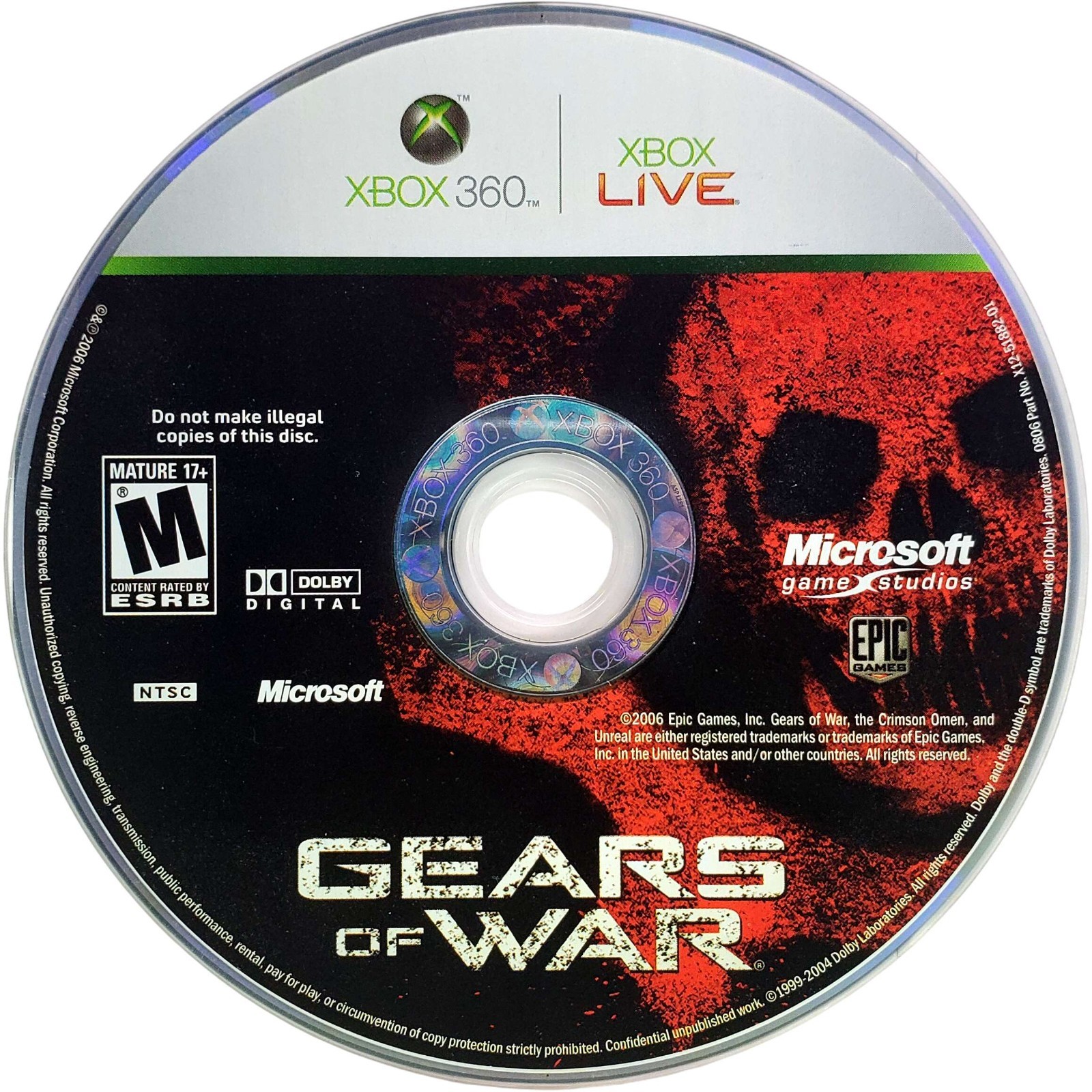 Gears Of War – Microsoft Xbox 360 Pristine Tested Authentic 180 Day Guarantee