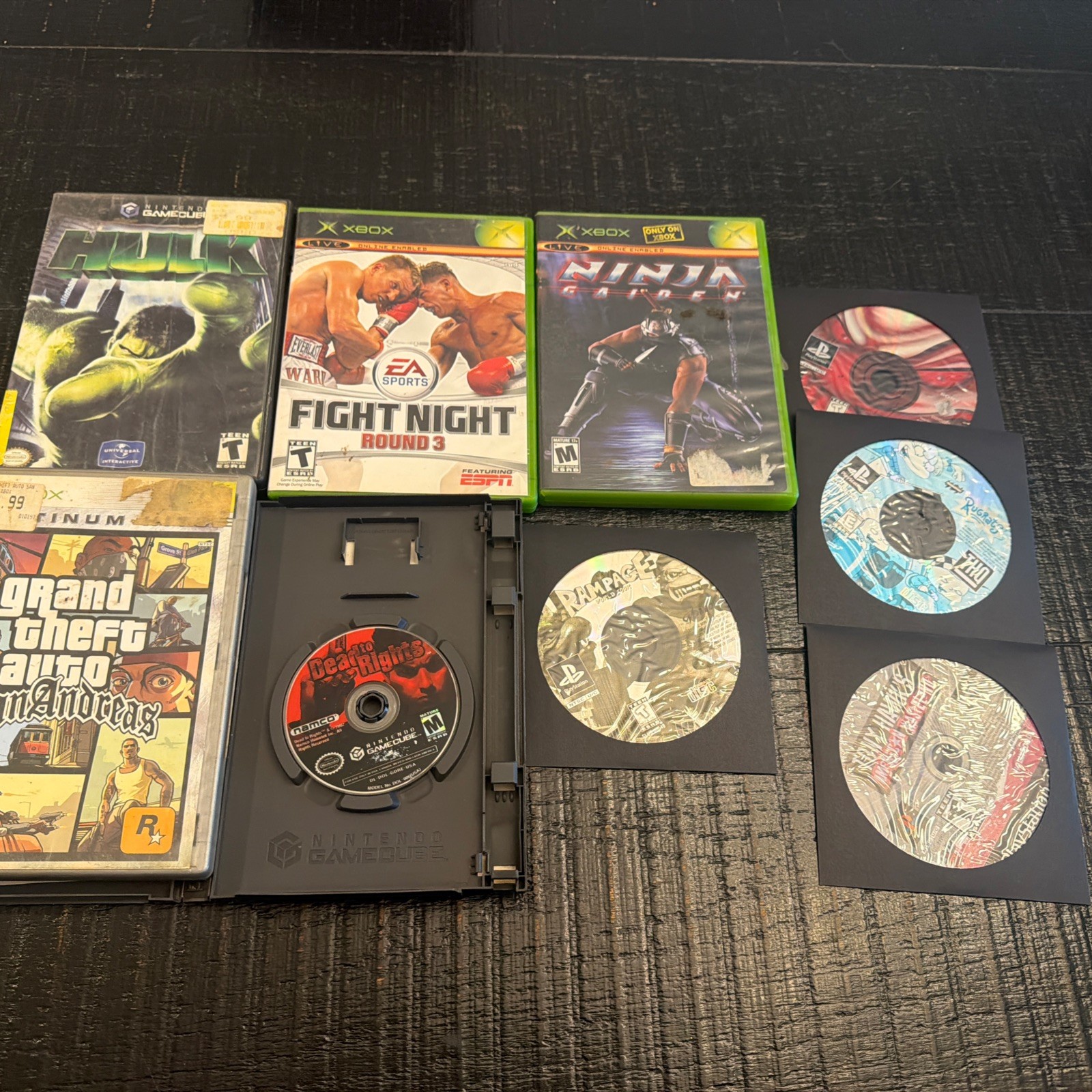 Bundle Lot Of 19 PlayStation 1 /GameCube/ Xbox Games Needs To Be Resurface