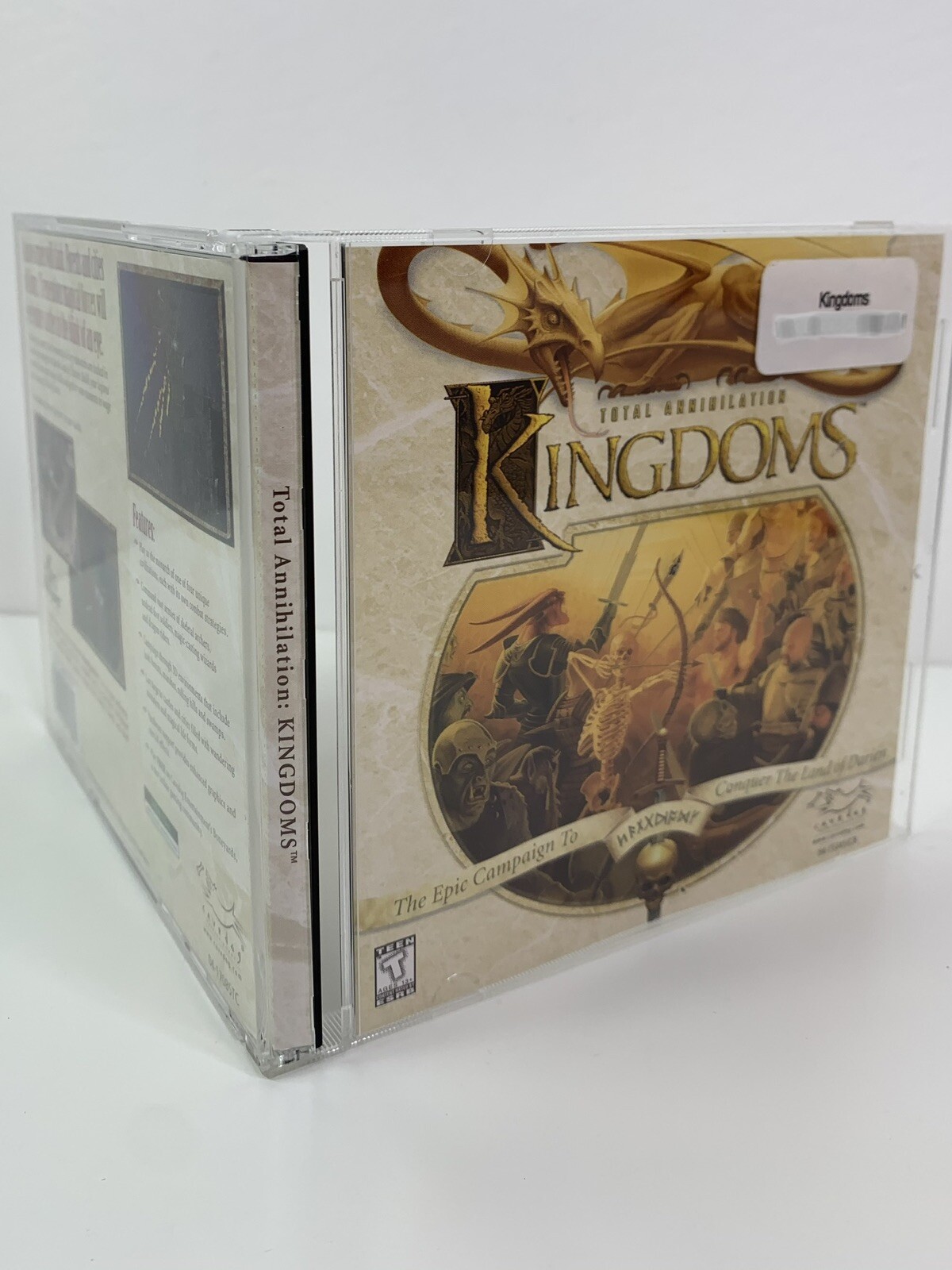 Total Annihilation: Kingdoms 1999 Cavedog PC Game with key code RATED T teen 13+