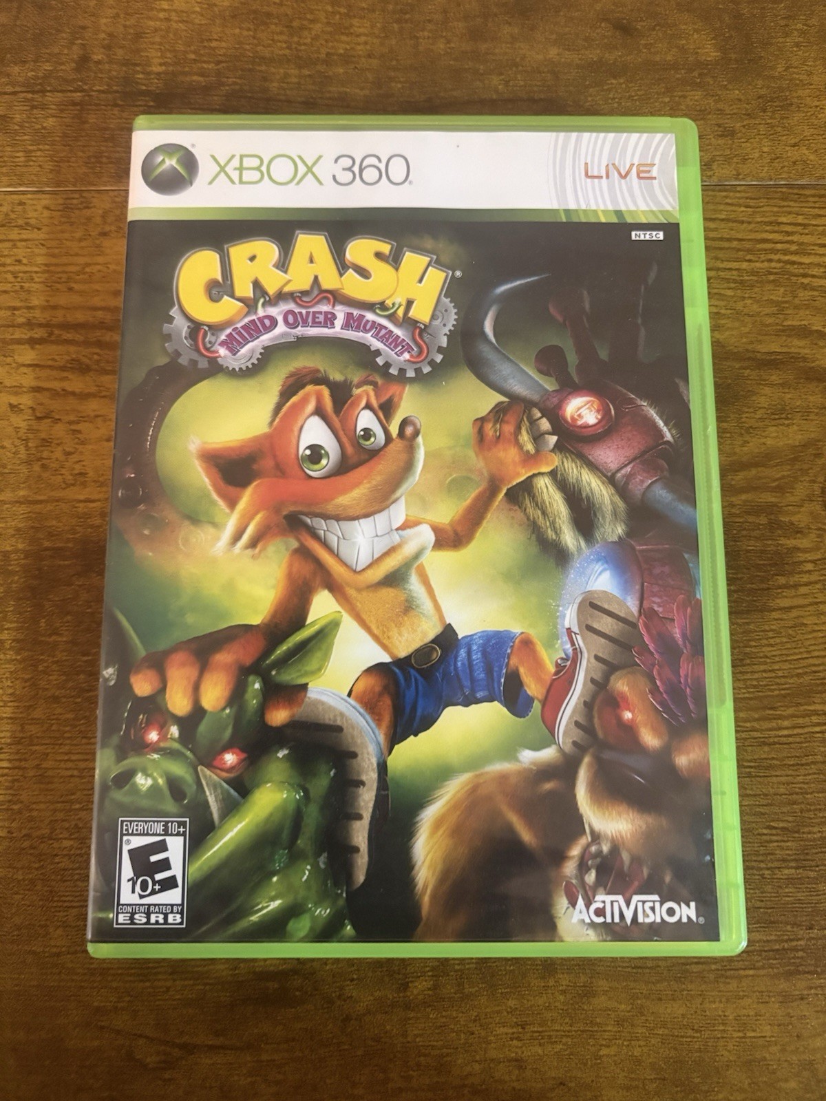 Crash Mind Over Mutant Xbox 360 Complete CIB w/ Manual