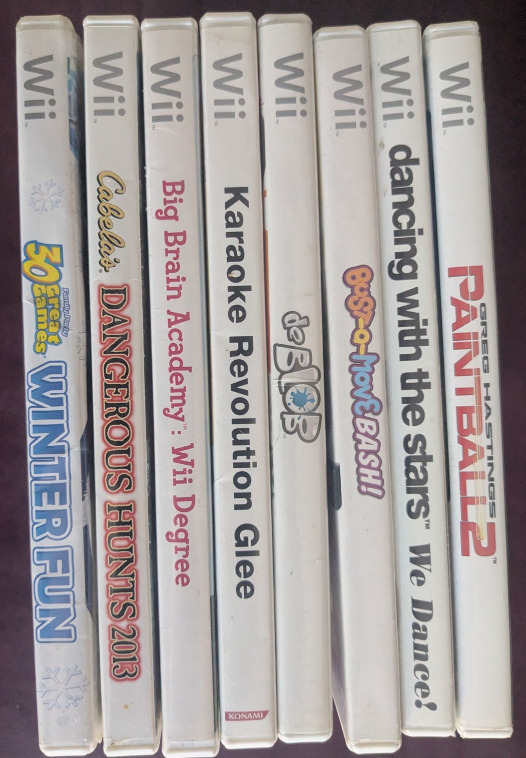 Nintendo Wii Video Games Pre-Owned lot of 8