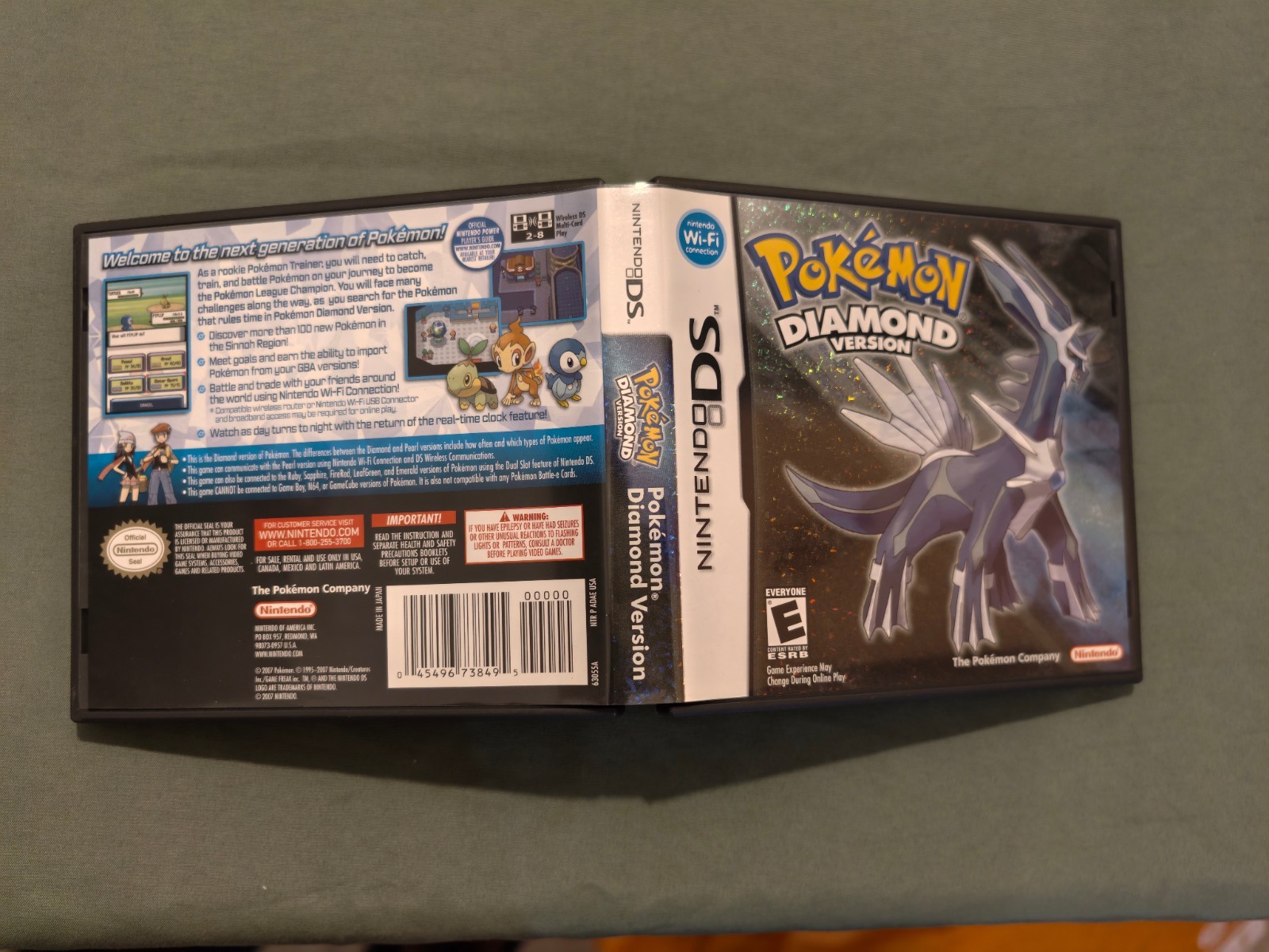 Pokemon Diamond – Nintendo DS – Authentic, Complete CIB, Tested