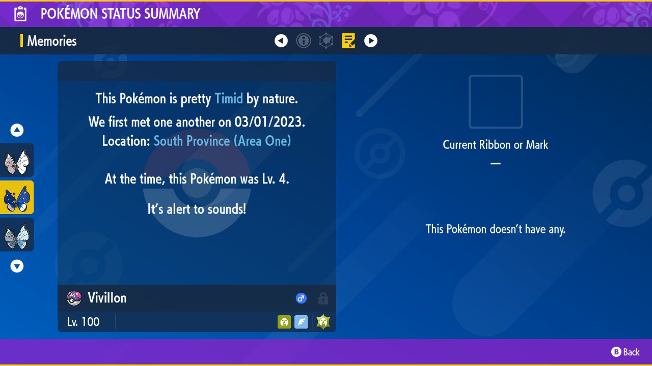 20 x Shiny 6IV Vivillon in all Patterns (Poke ball Pokeball pattern is included)