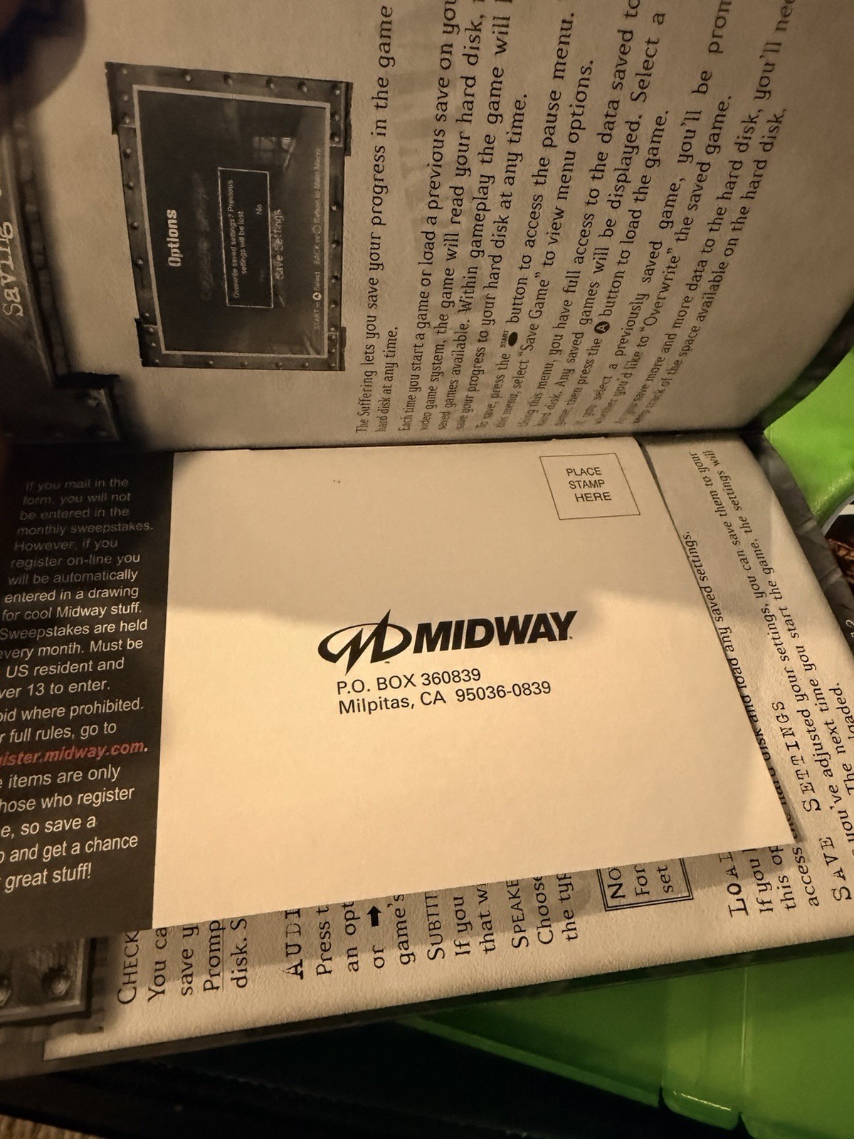 Midway The Suffering (Xbox) Complete w/ Case Disc Manual M NTSC-U/C 2004
