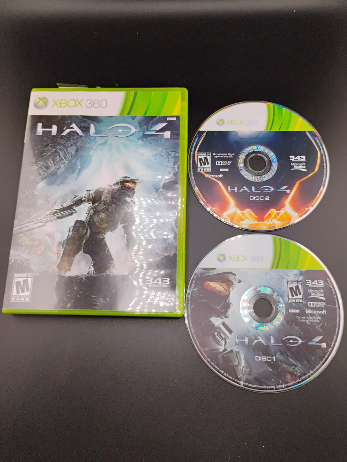 Halo 4 for Microsoft XBOX 360 With Case Great Shape