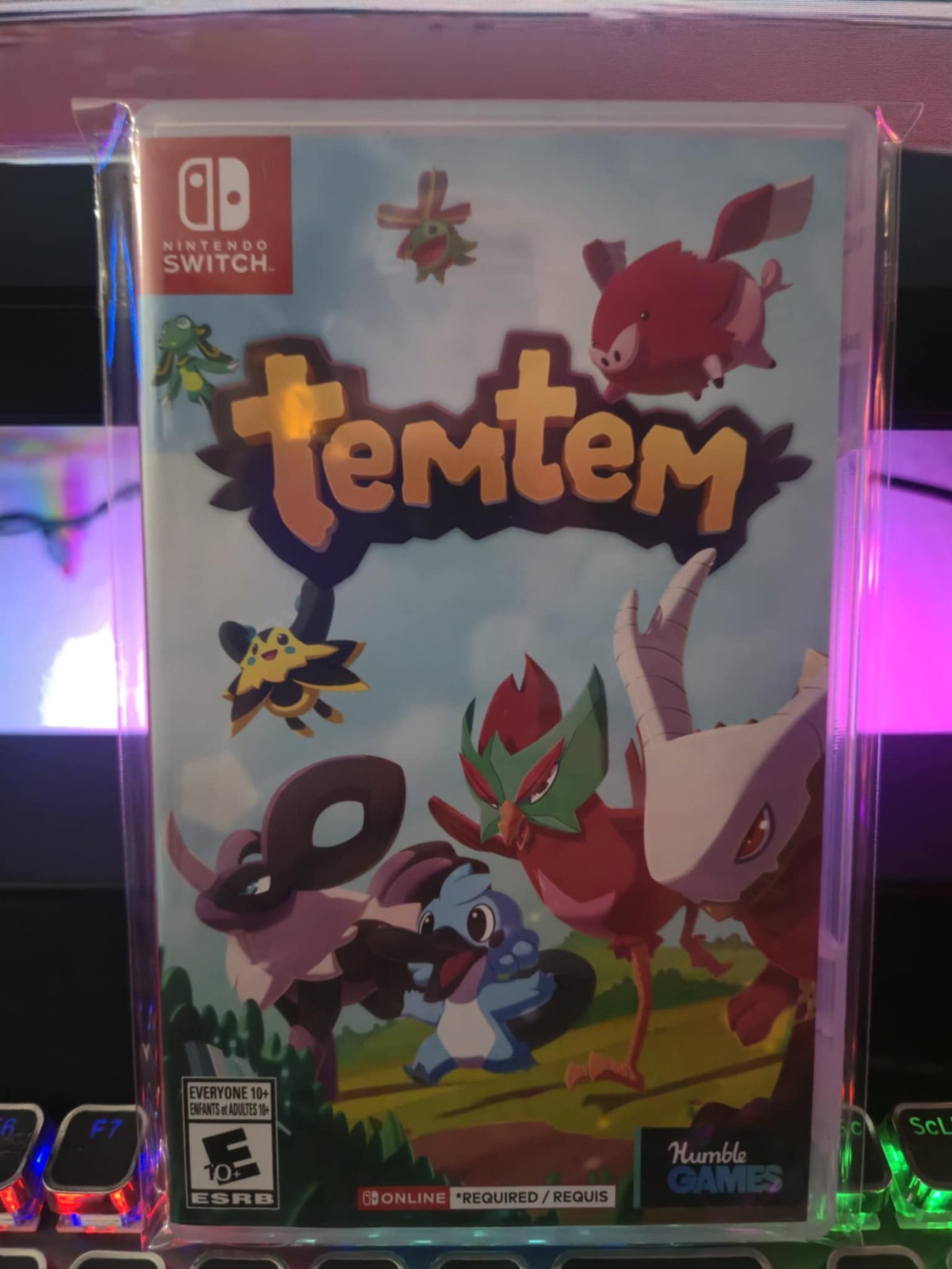 Temtem Nintendo switch 2022 very mint very clean obscure hard to find game