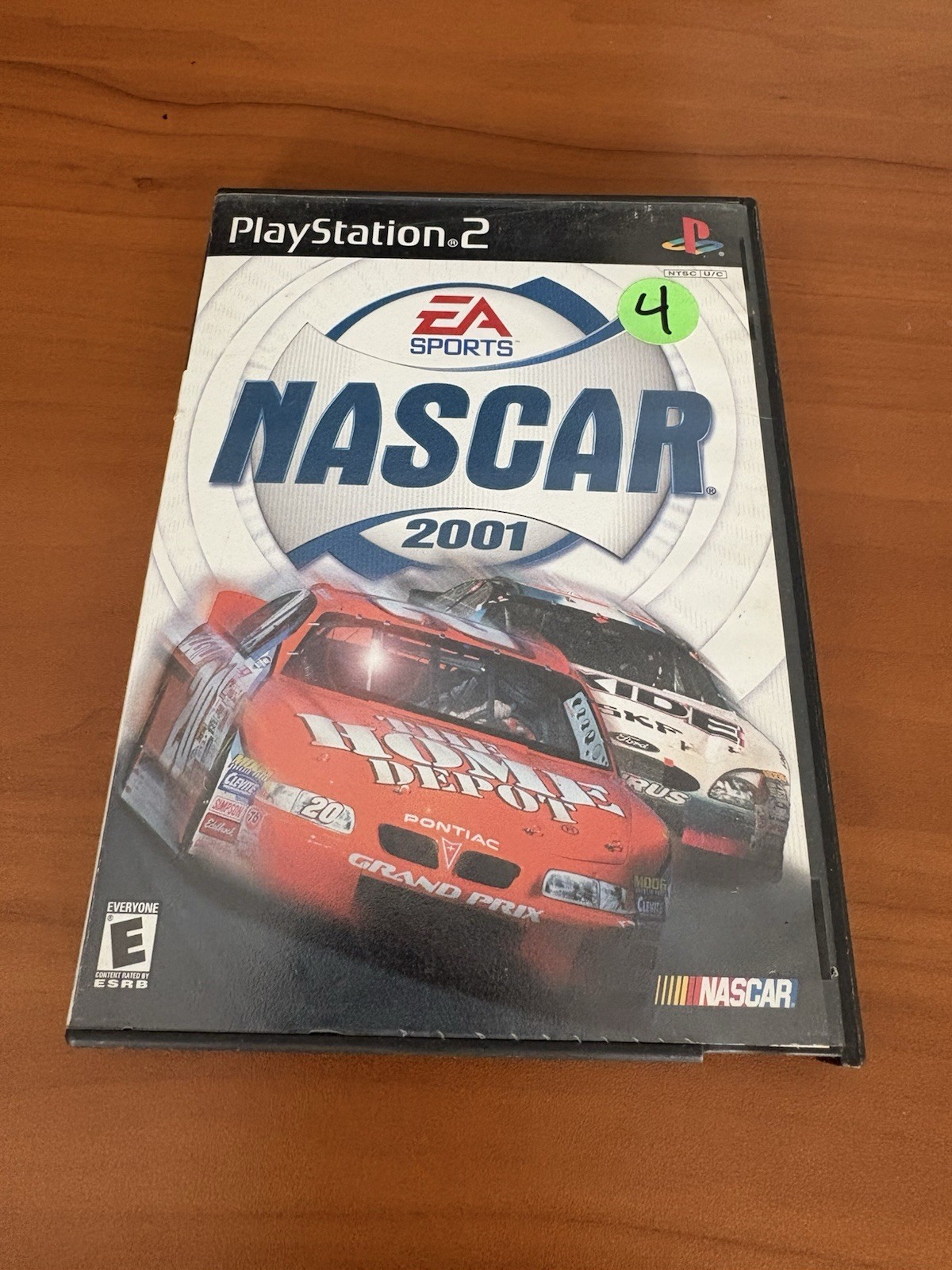 NASCAR 2001 PS2 No Manual Tested Clean Disc