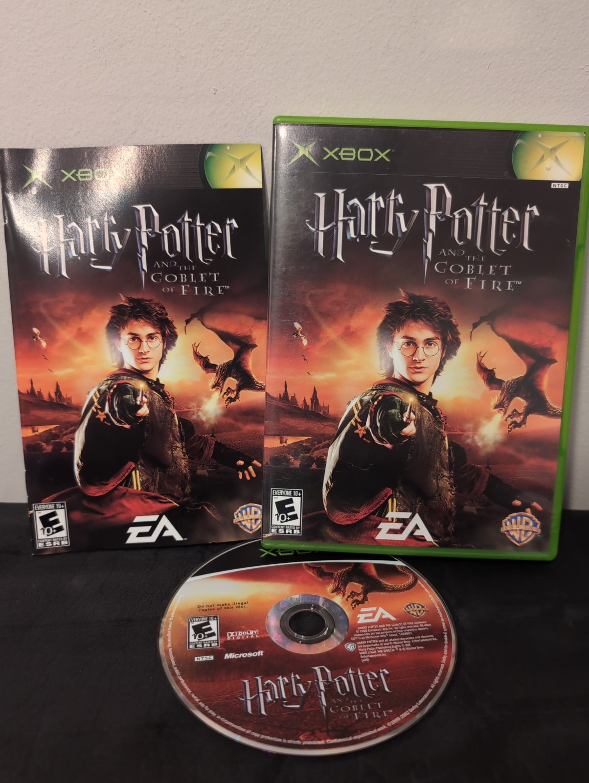 Harry Potter and the Goblet of Fire (Microsoft Xbox, 2005) Complete CIB