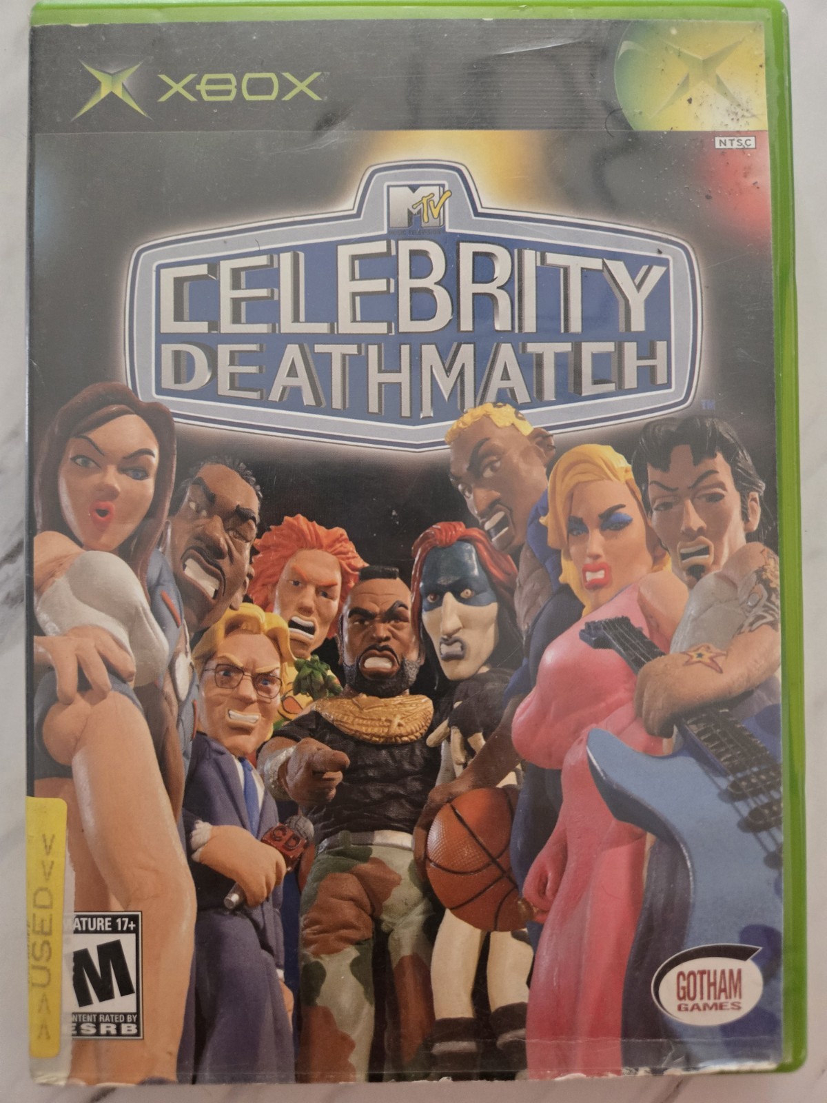 Celebrity Deathmatch Xbox Complete Game CIB