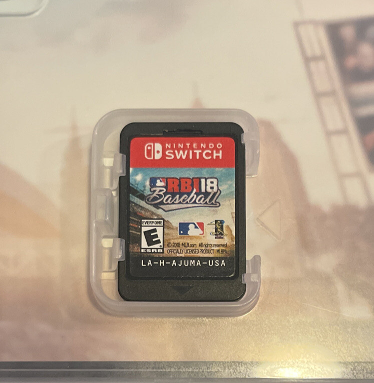 R.B.I. Baseball 18 (Nintendo Switch, 2018) RBI Francisco Lindor USA Cover