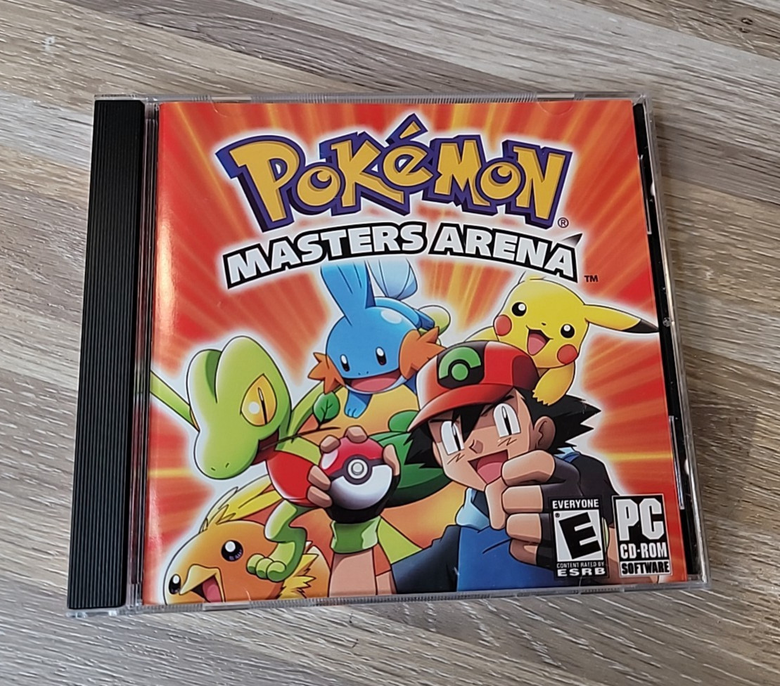 Pokemon Masters Arena PC CD-ROM Game 2003 ValuSoft THQ Nintendo Win98/Me/2000/XP