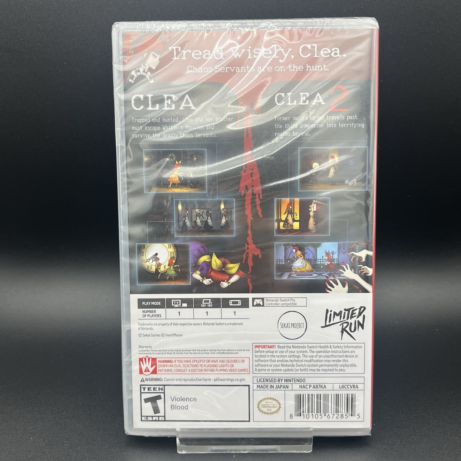 Clea: Complete Collection (1+2) (Switch) SEALED Limited Run AMAZON VARIANT