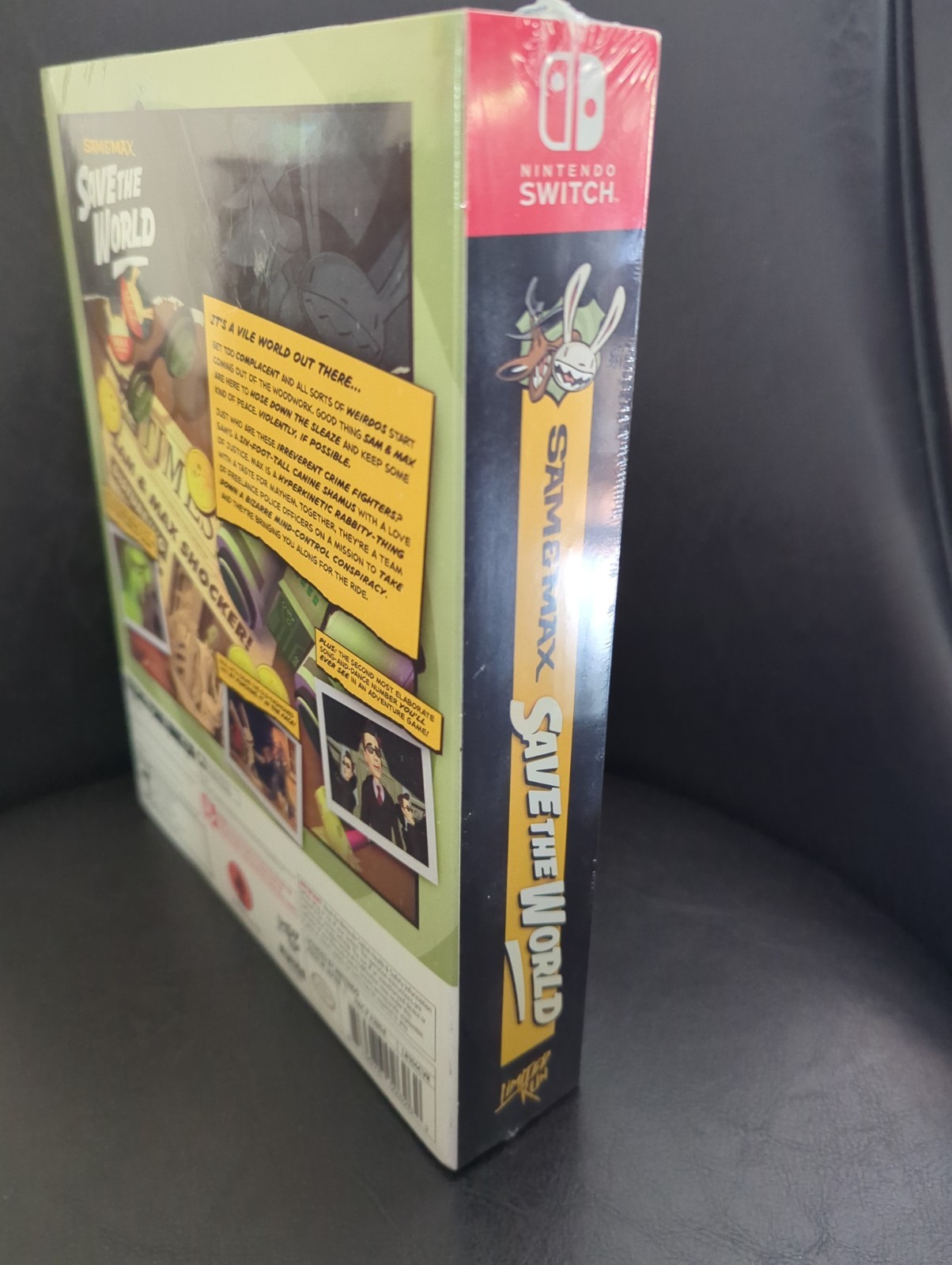 Sam and Max Save the World Collector’s Edition LRG#104 Nintendo Switch Brand New