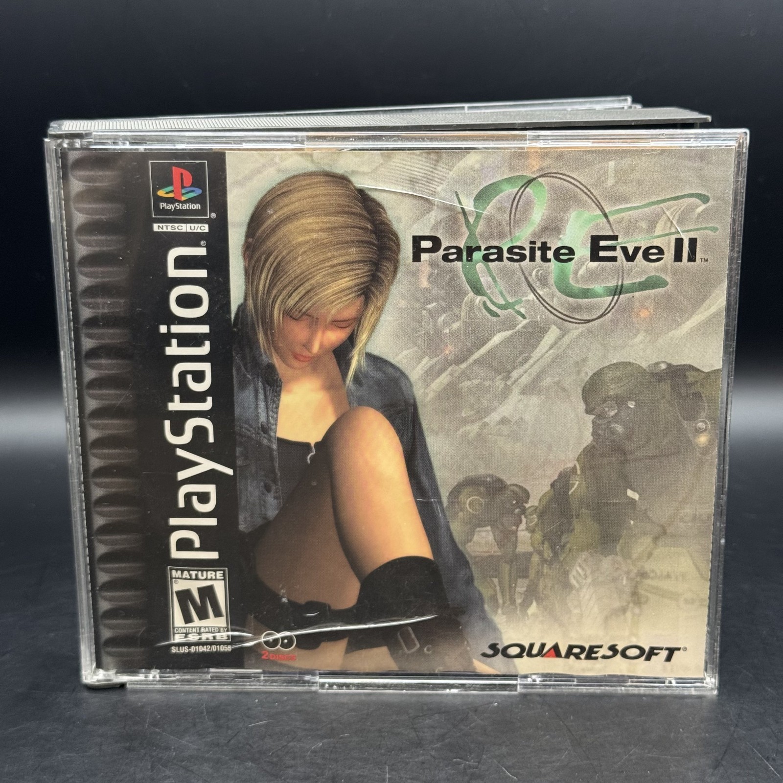 Parasite Eve 2 (Sony Playstation, 2000) CIB (Complete in Box) Tested & Working!