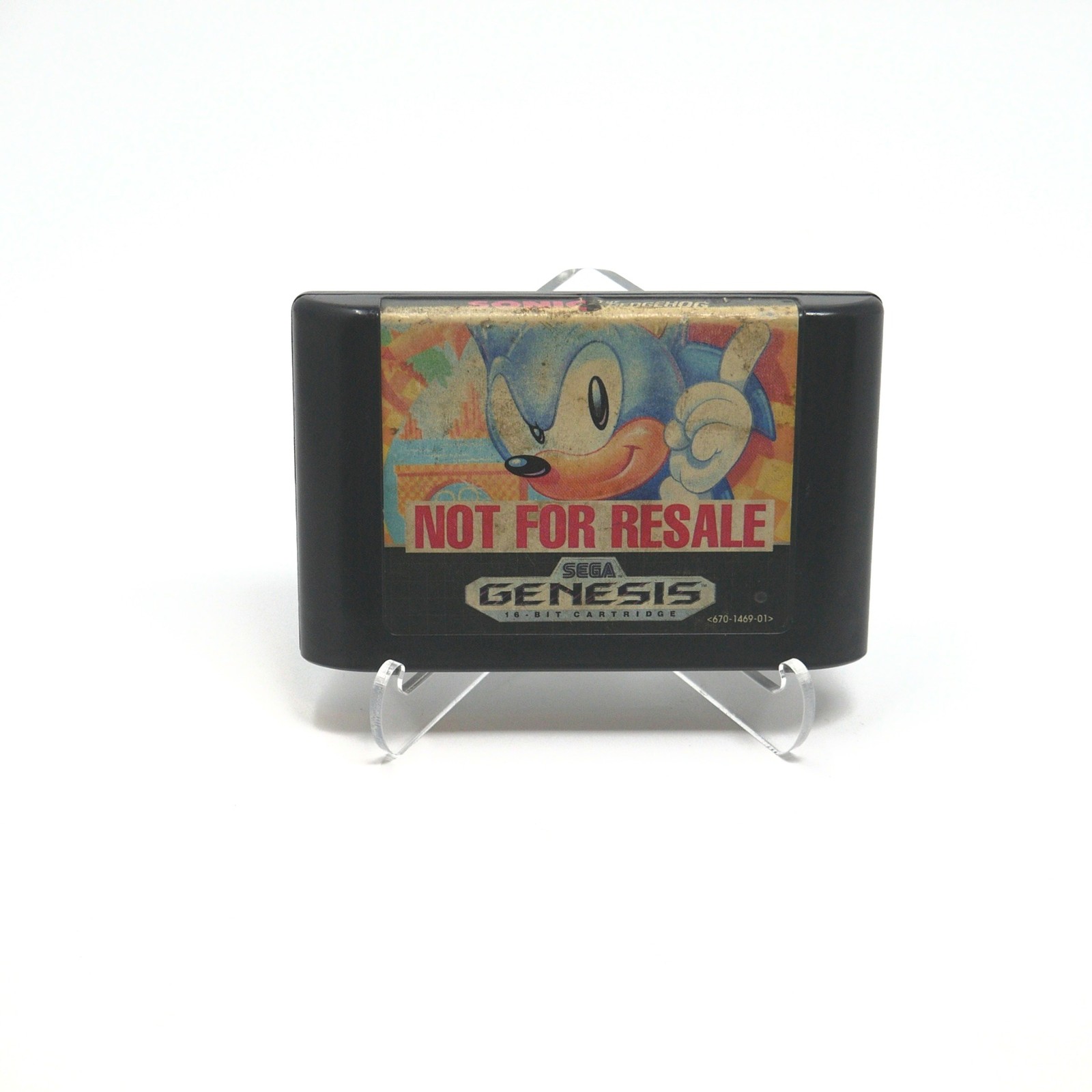 Sonic the Hedgehog – Item Only – Acceptable Condition – Tested – Genesis