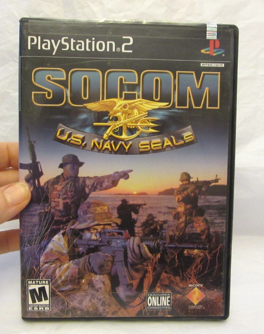 VTG PlayStation 2 SOCOM U.S. NAVY SEALS 2002 in Box
