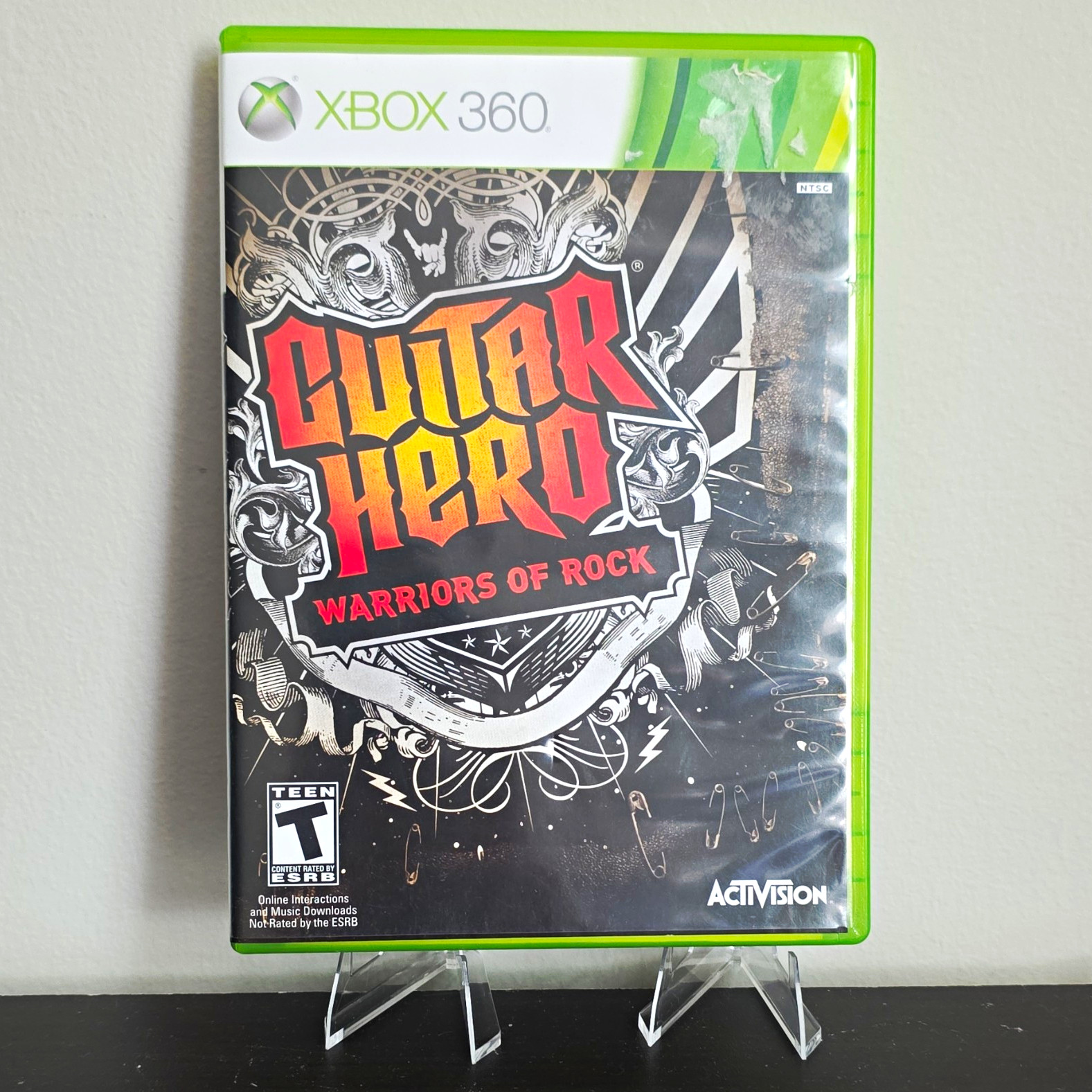 Guitar Hero: Warriors of Rock Xbox 360 Activision T Rated NTSC-U/C w/ Manual