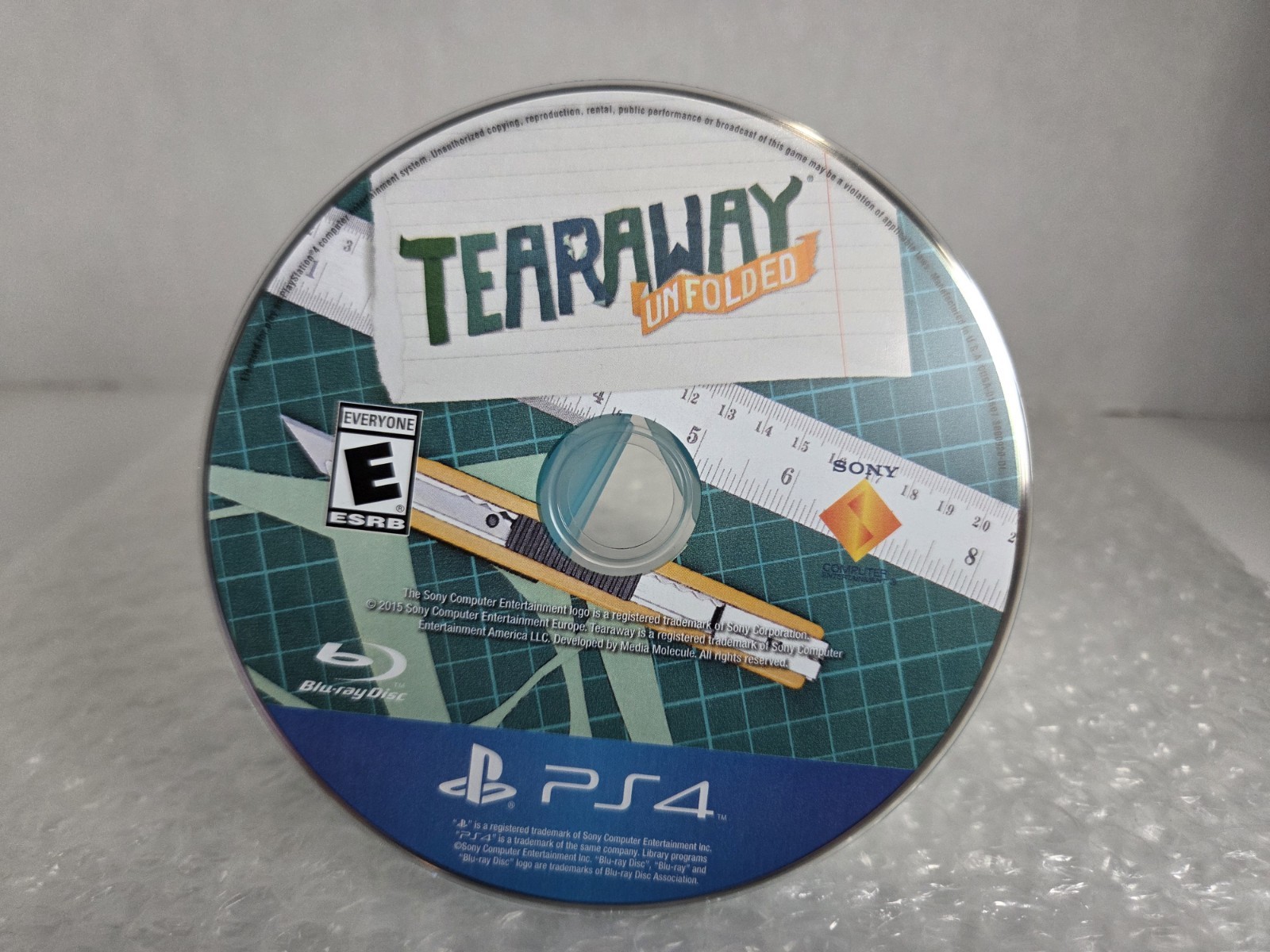 Tearaway Unfolded: Crafted Edition PS4 Sony PlayStation 4 Complete In Box CIB Te