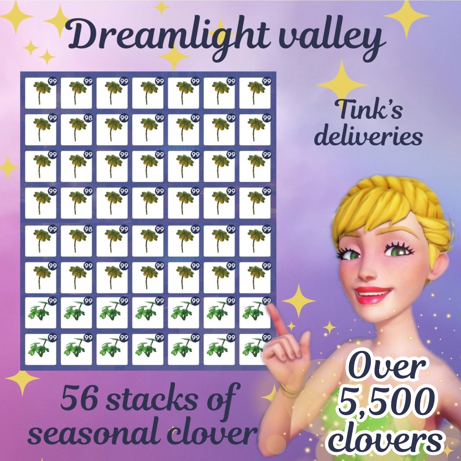 Dreamlight Valley Resources 💕 Seasonal Clovers Pack