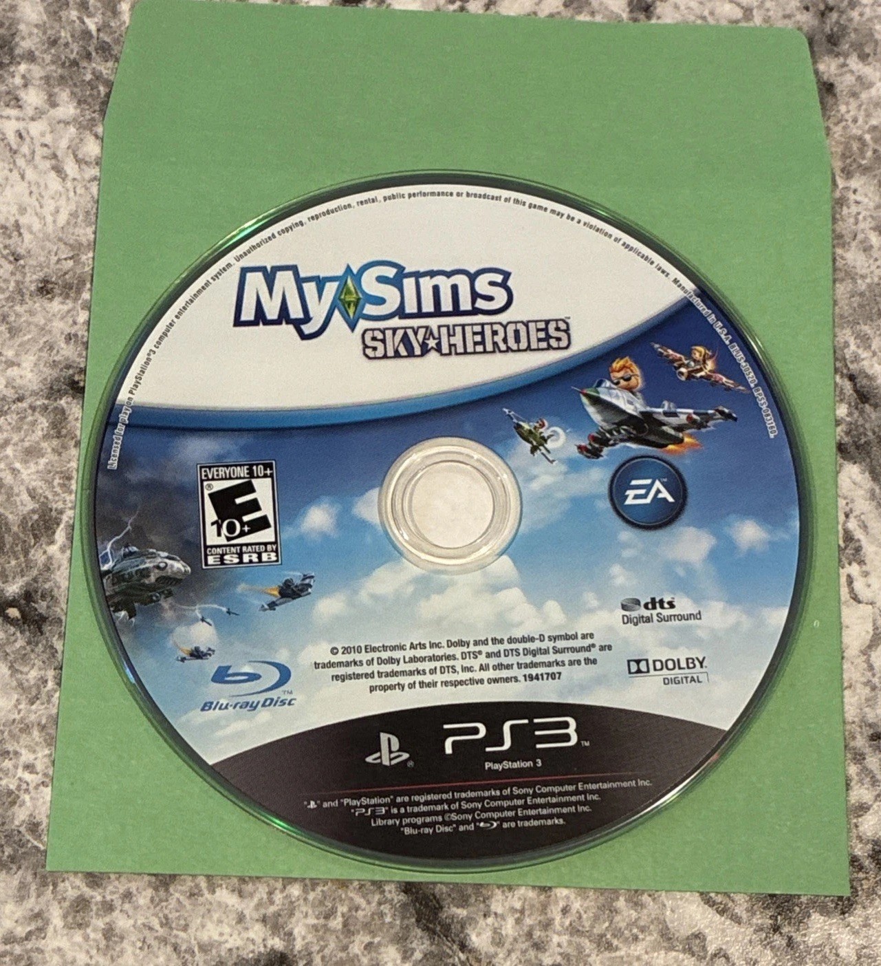 MySims Sky Heroes (PlayStation 3 PS3) Disc Only