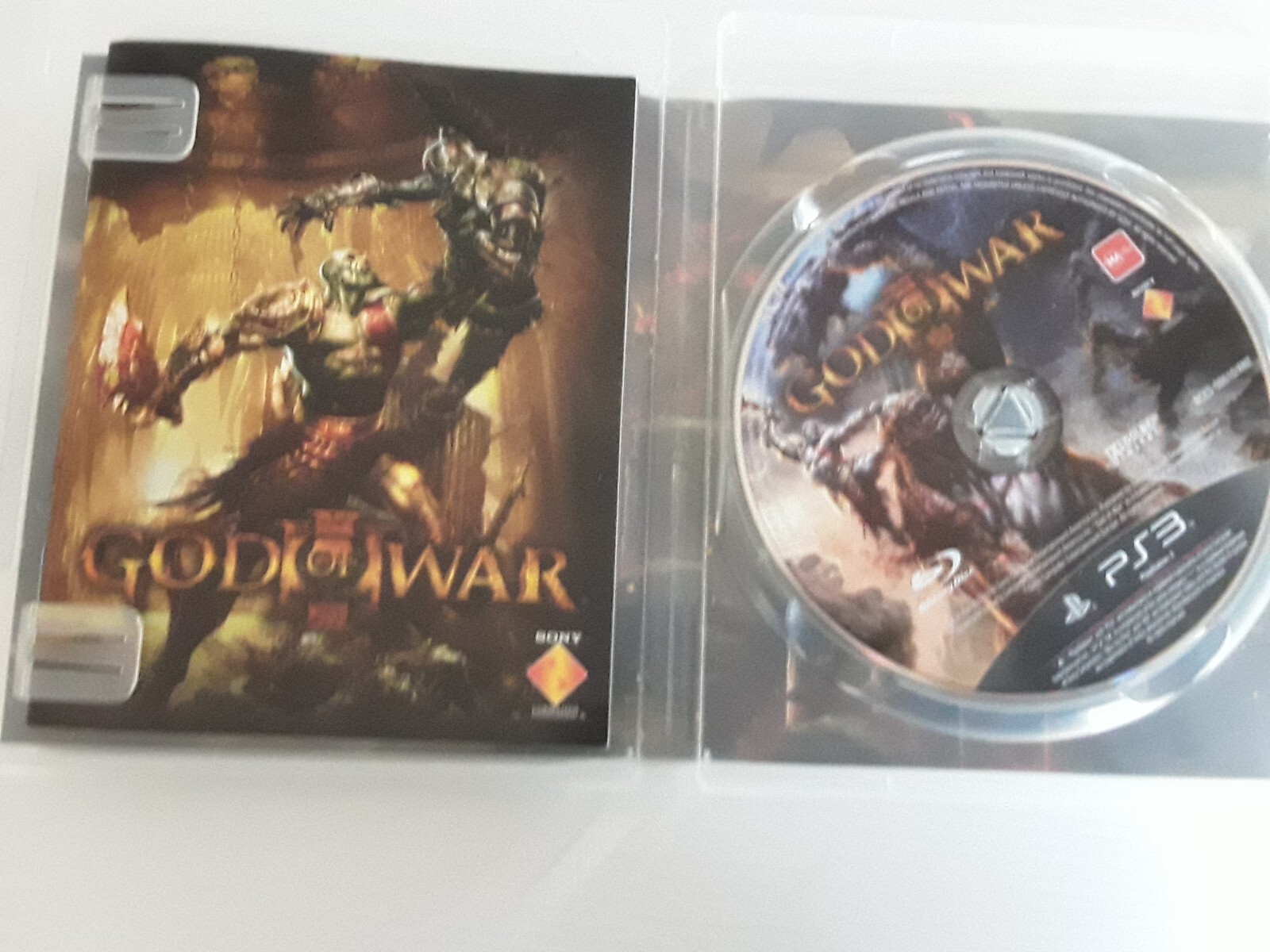 God Of War Game PS3 MA15+ Only on Playstation Sony Action Trilogy & Booklet
